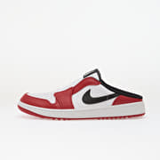 Air Jordan Mule White/ Black-Varsity Red