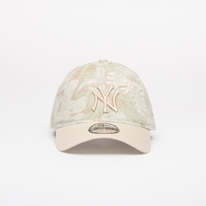 Czapka New Era 9TWENTY MLB Leafy Palm New York Yankees Stone