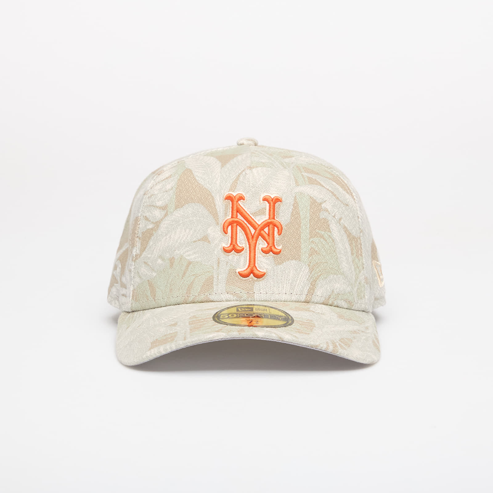 Bonés para homem New Era 59FORTY MLB Leafy Palm New York Mets Stone