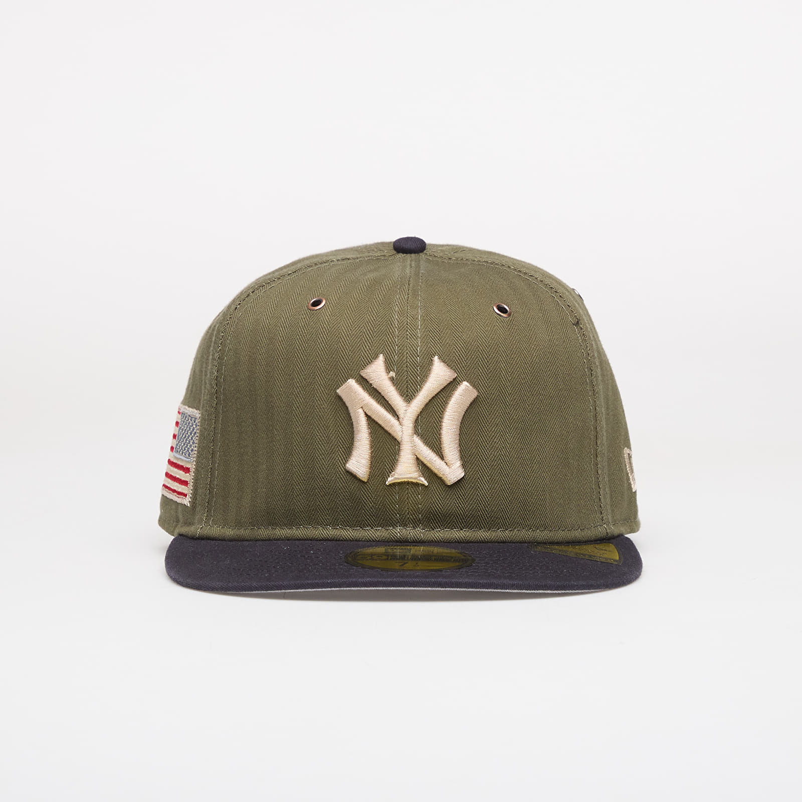 Muške šilterice New Era 59FIFTY MLB American Herringbone New York Yankees Official Team Color