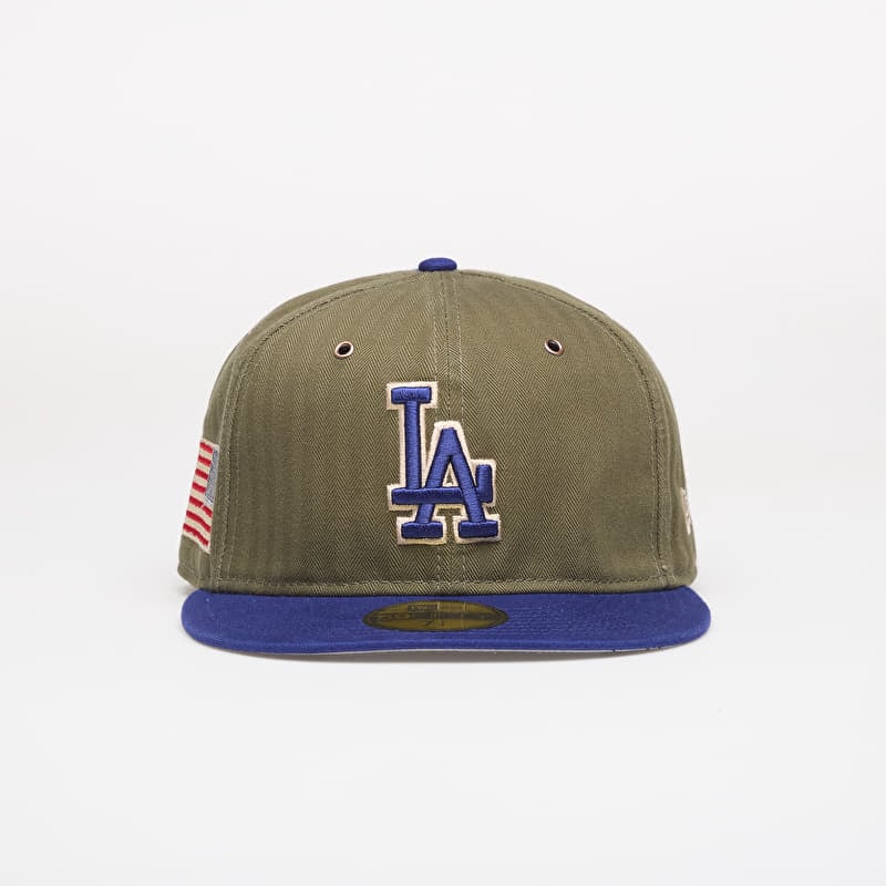Cap New Era 59FIFTY MLB American Herringbone Los Angeles Dodgers Official Team Color