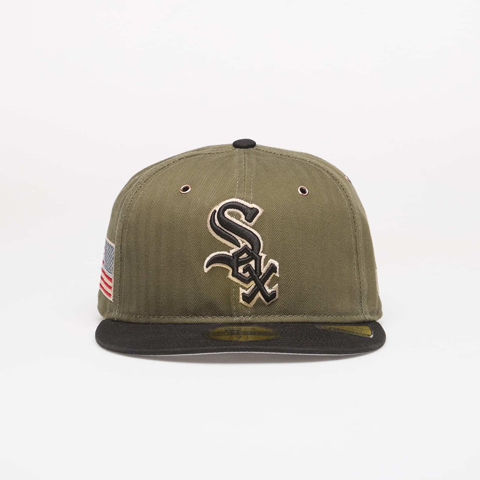 Miesten lippikset New Era 59FIFTY MLB American Herringbone Chicago White Sox Official Team Color