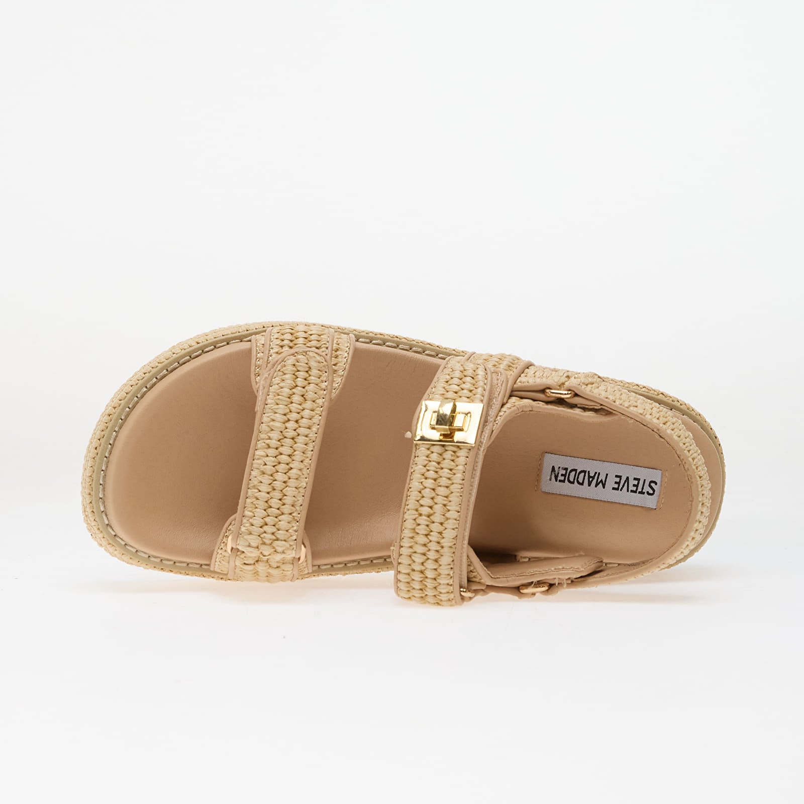 Damen Sandalen Steve Madden Bigmona Nat Raffia