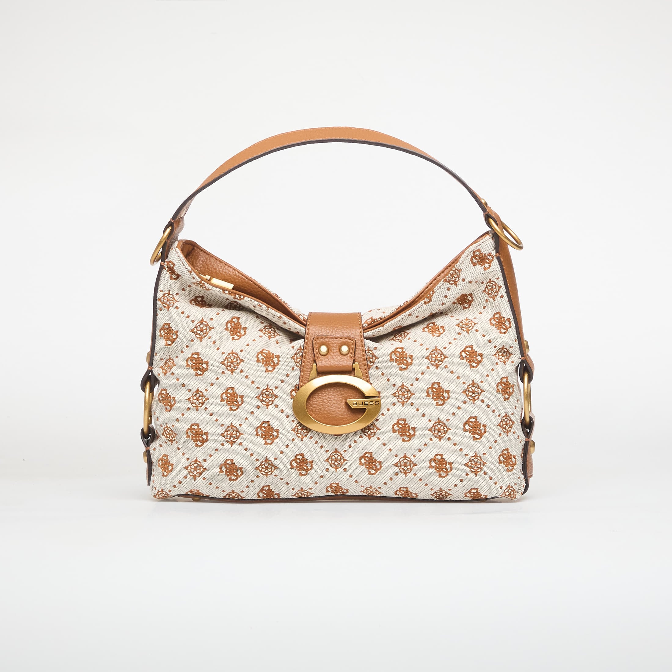 Sac GUESS Camden Shoulder Bag Cognac Logo Universal 155$