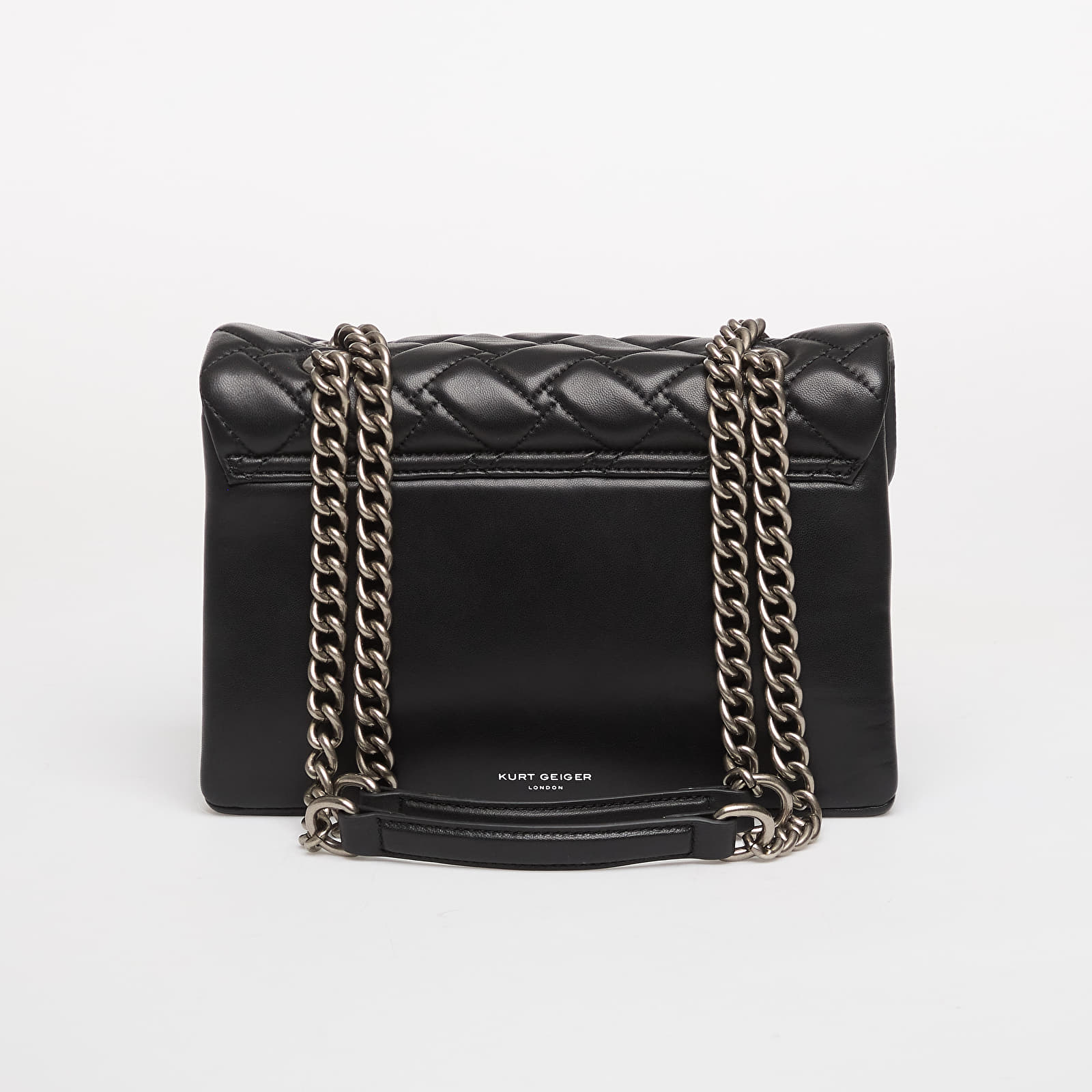 Kabelky Kurt Geiger Leather Kensington X Bag Black/ Comb