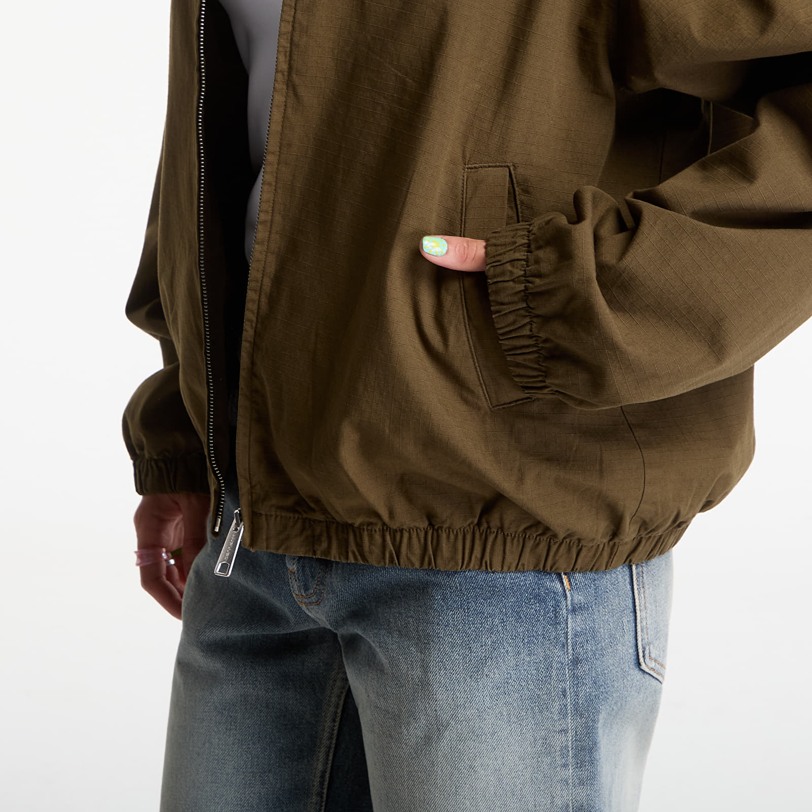 Men's jackets Carhartt WIP Madison Ripstop Jacket UNISEX Dark Beech/ Black Garment Dyed