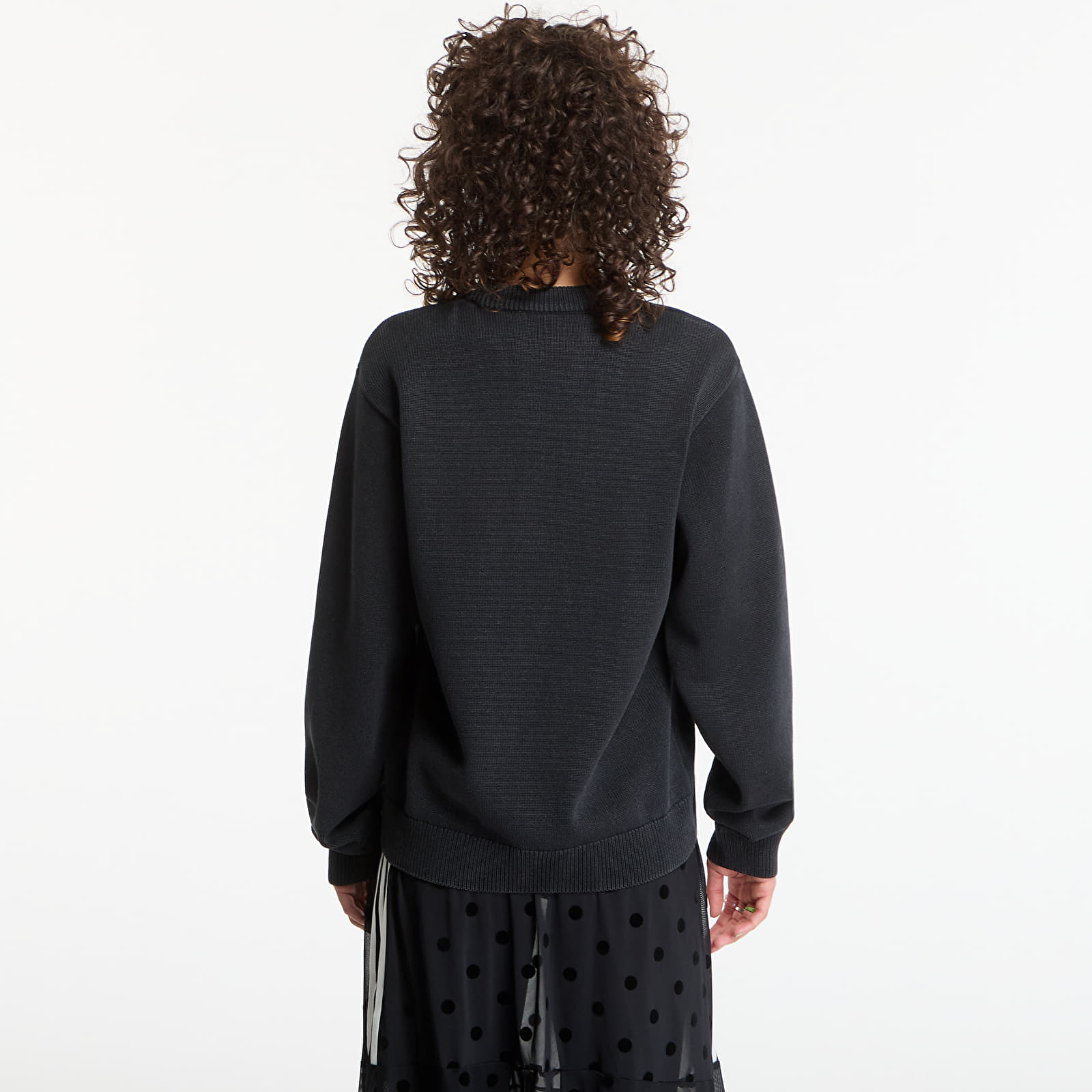 Jerseys para hombre Carhartt WIP Kori Sweater UNISEX Black Garment Dyed