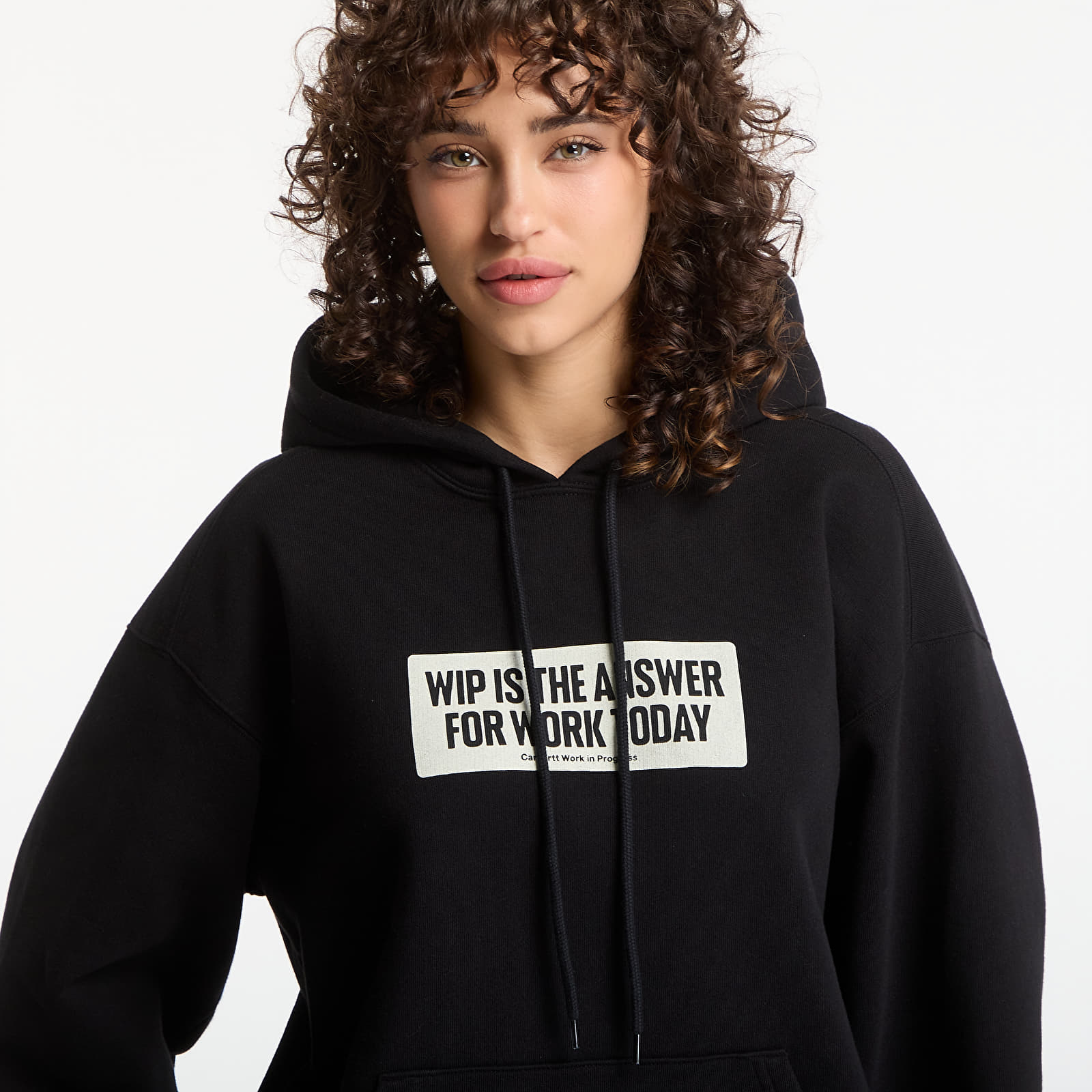 Herren-Sweatshirts Carhartt WIP Hooded Bumper Sticker Sweat UNISEX Black