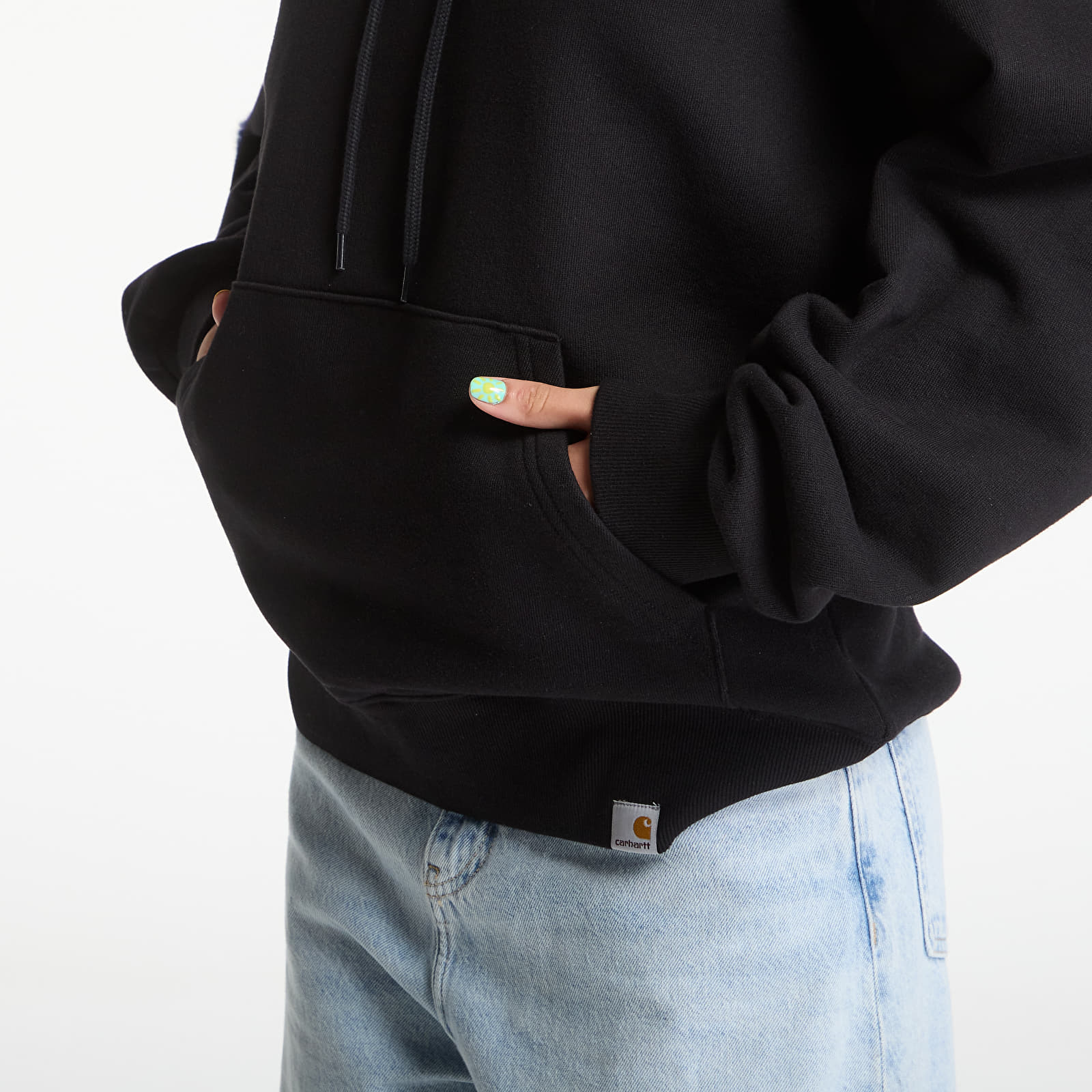 Herren-Sweatshirts Carhartt WIP Hooded Bumper Sticker Sweat UNISEX Black
