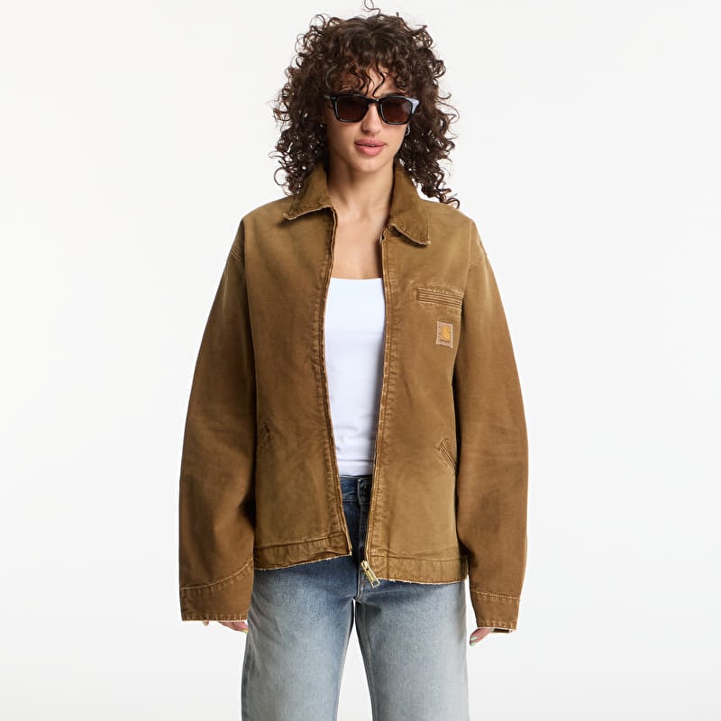Veste Carhartt WIP OG Detroit Jacket UNISEX Hamilton Brown/ Hamilton Brown Destroy Wash