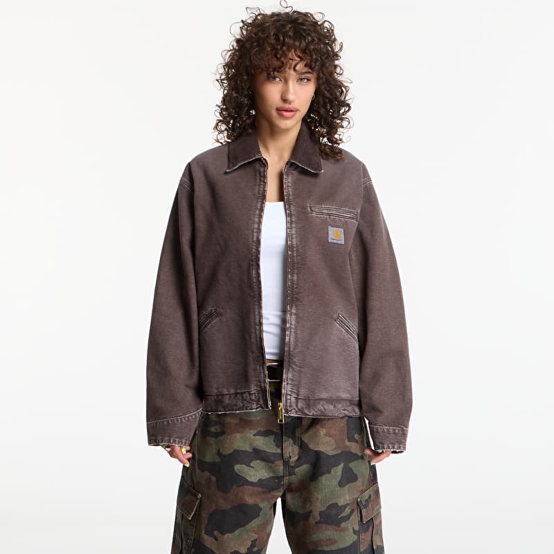 Veste Carhartt WIP OG Detroit Jacket UNISEX Tobacco/ Tobacco Destroy Wash