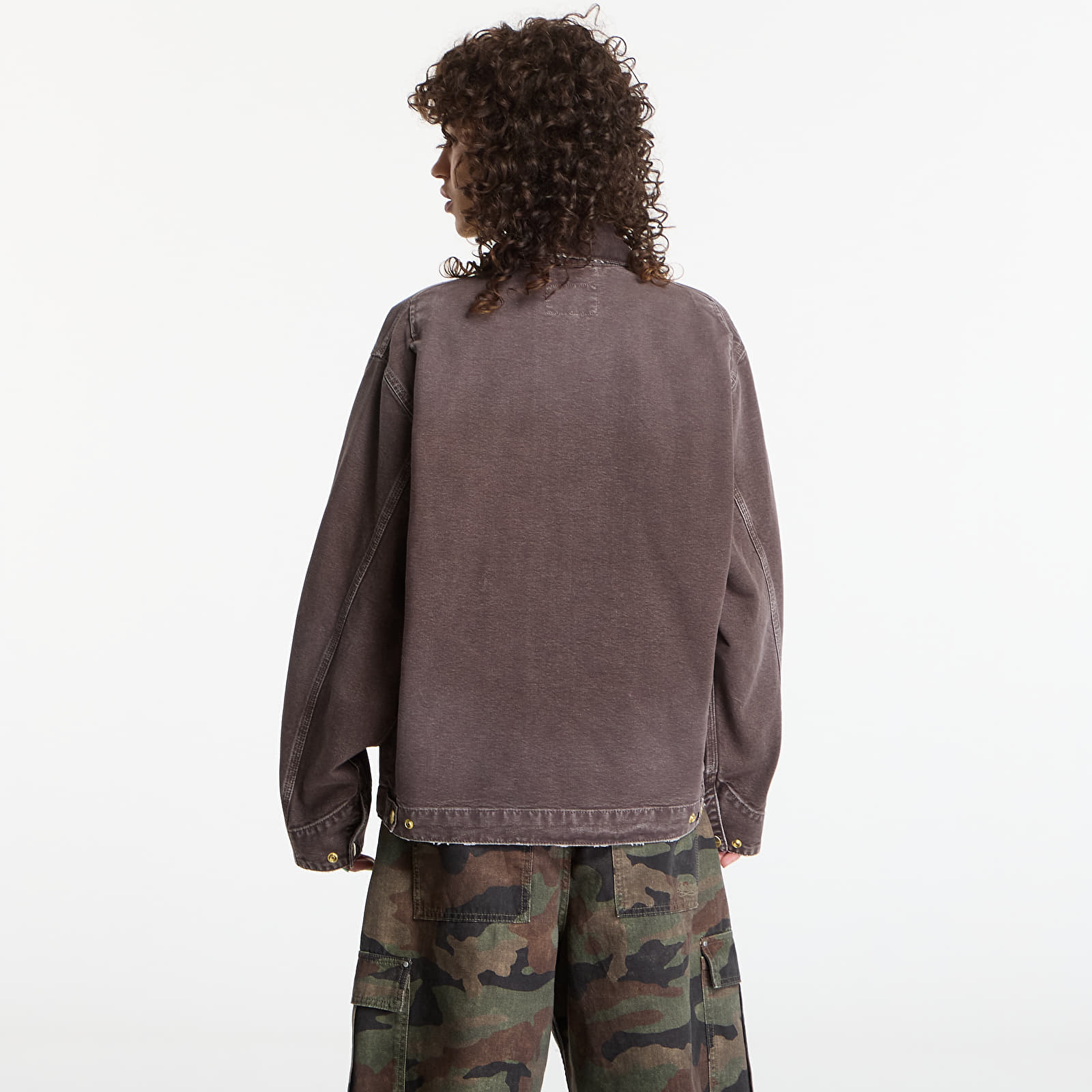 Pánske bundy Carhartt WIP OG Detroit Jacket UNISEX Tobacco/ Tobacco Destroy Wash