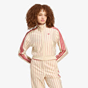 adidas Reversible Firebird Track Top Warm Vanilla/ Team Victory Red
