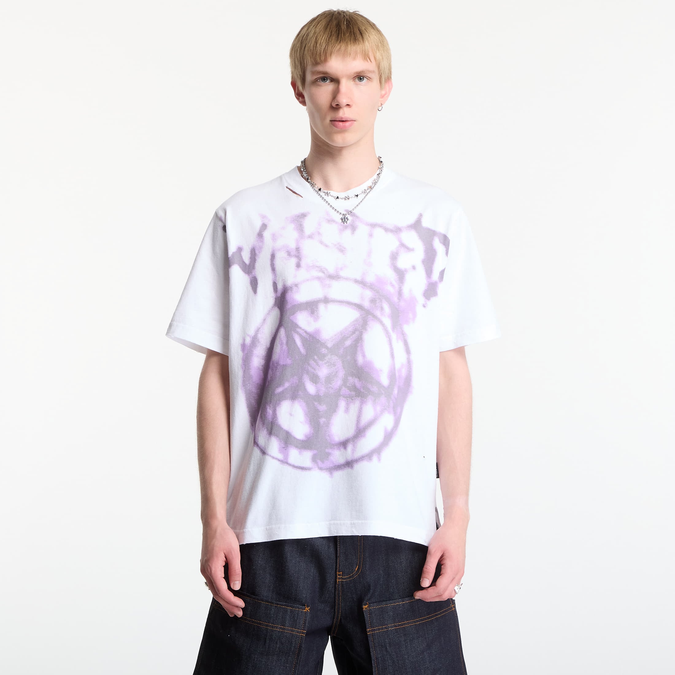 Тениска Wasted Paris Banshee T-Shirt White L
