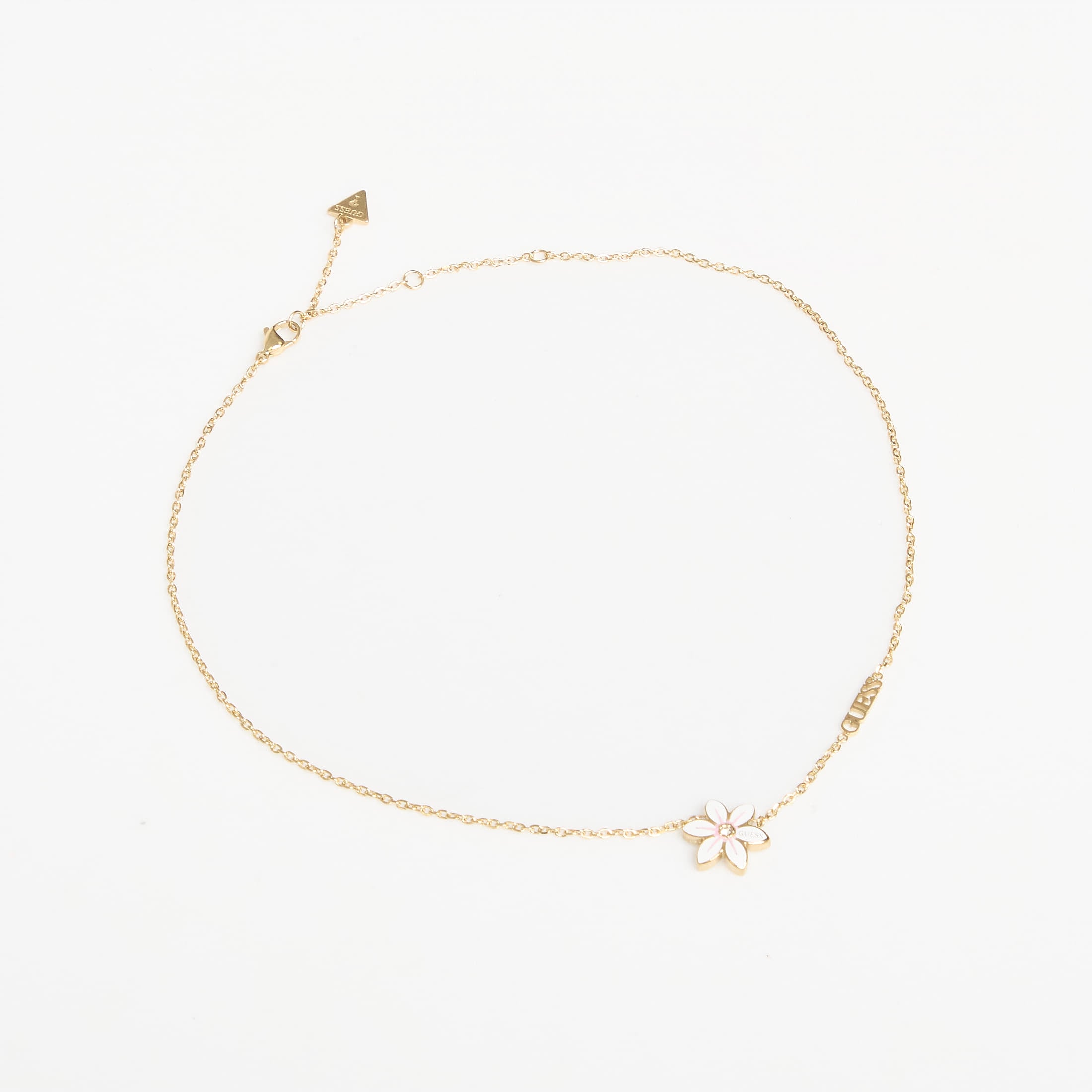 Collier GUESS White Lotus Necklace Gold Universal 55 €
