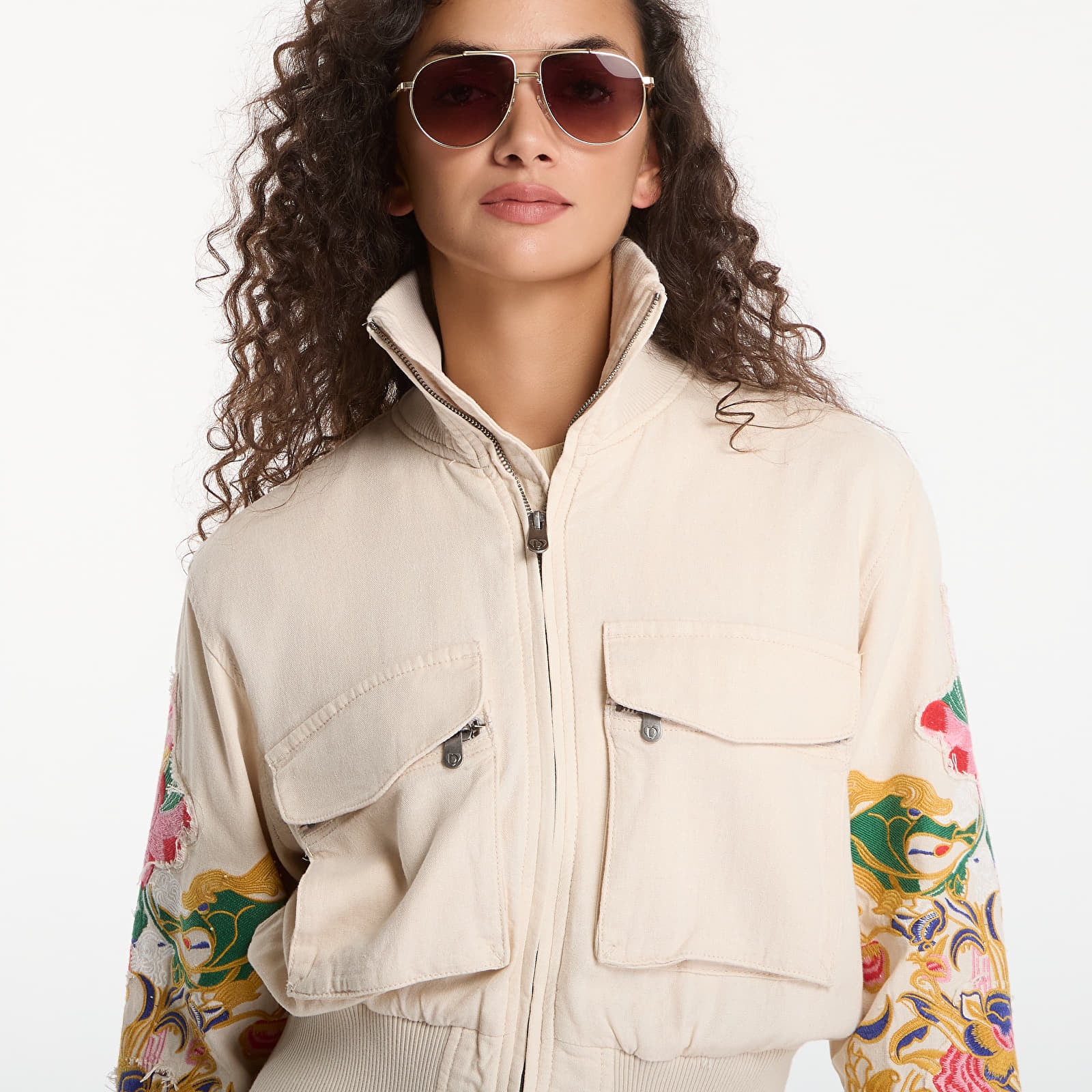 Vestes  Desigual Jacket Mozart White