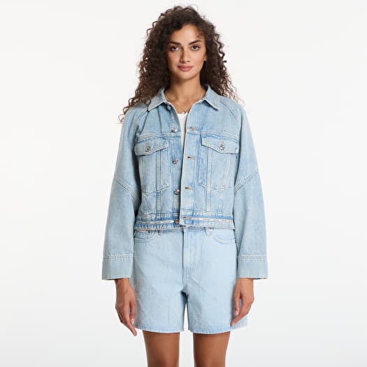 Куртка Calvin Klein Jeans Branded Boxy Denim Jacket Fresh Water