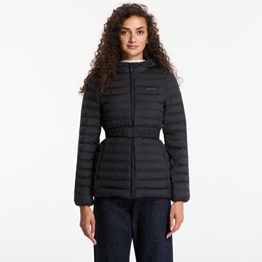 Veste Calvin Klein Ulw Belted Puffer Jacket Black