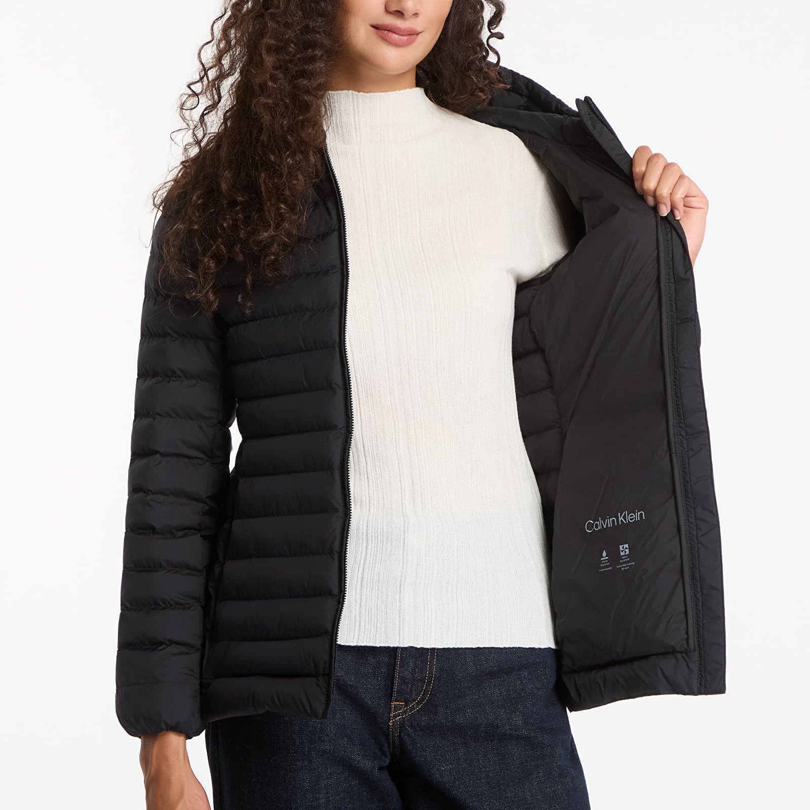 Bundy Calvin Klein Ulw Belted Puffer Jacket Black