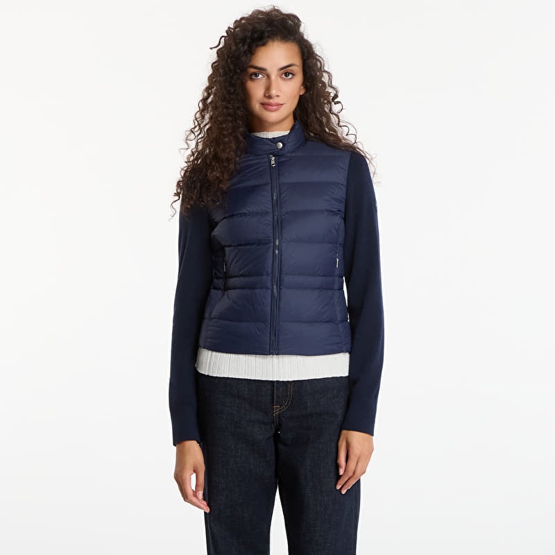 Jacke Tommy Hilfiger Lw Down Knit Mix Jacket Dark Night Navy