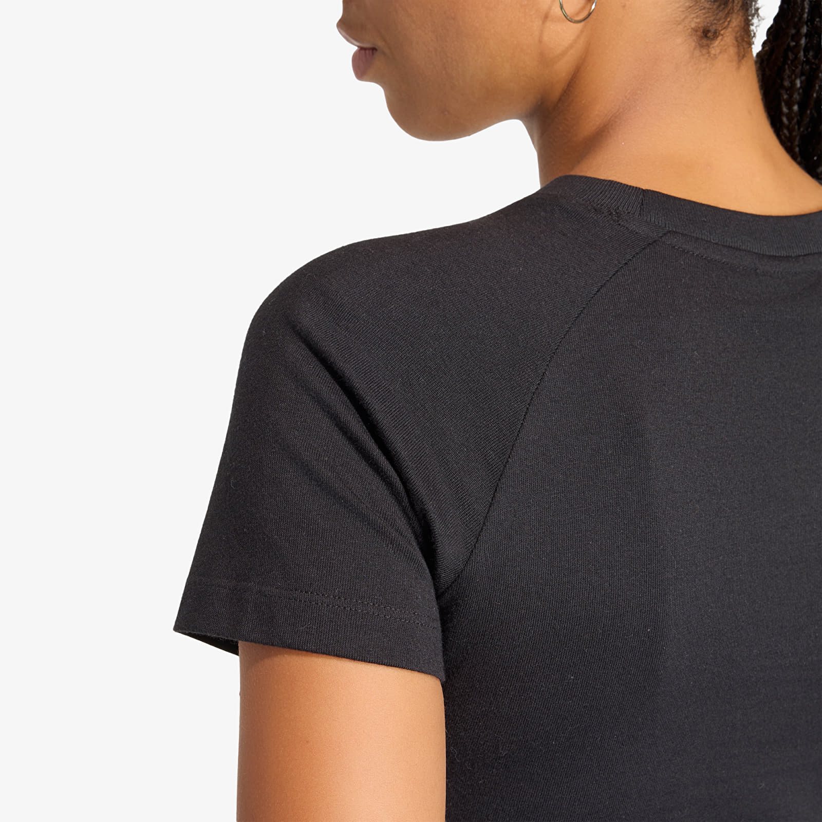 Ženske majice  adidas Essentials Slim T-Shirt Black