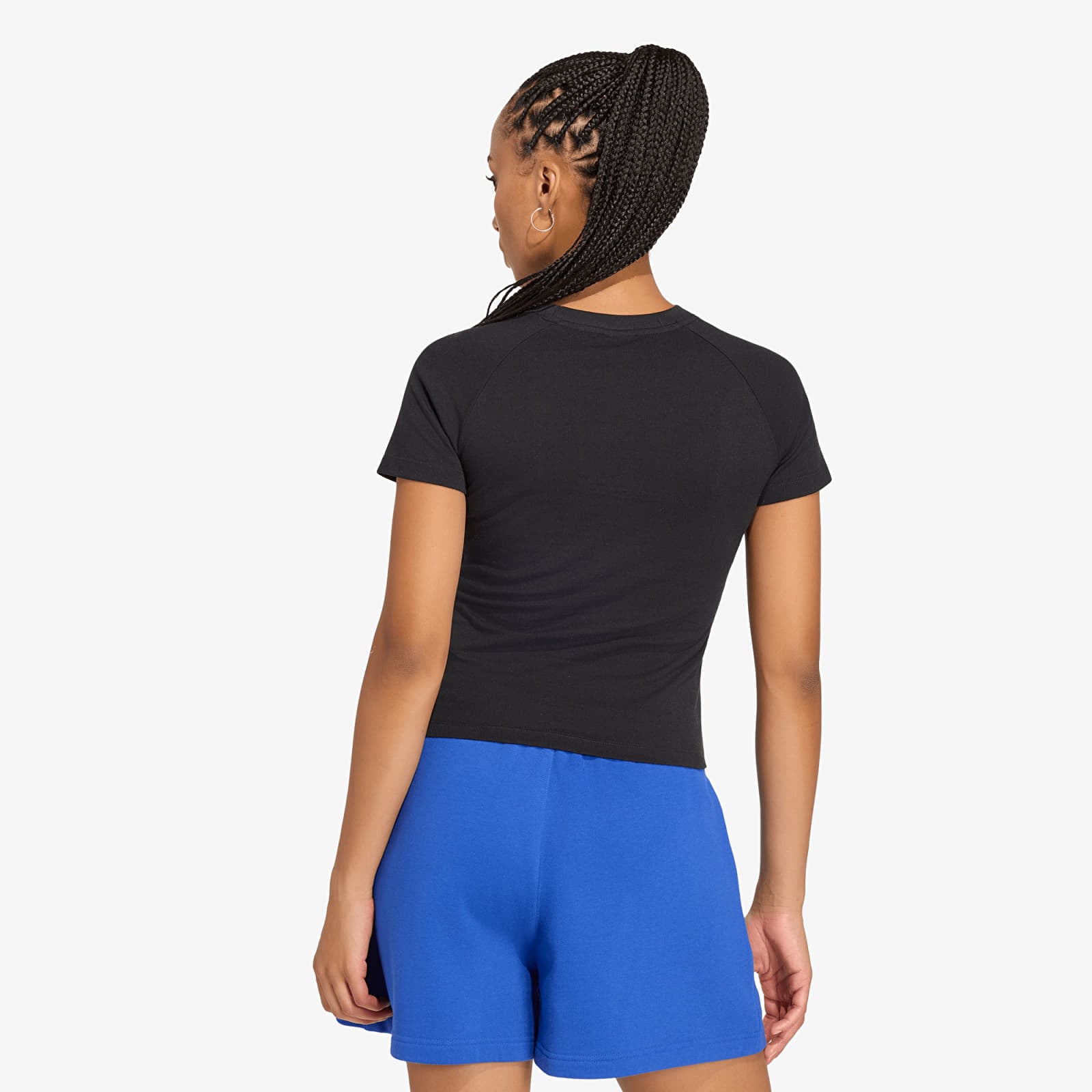 Ženske majice  adidas Essentials Slim T-Shirt Black