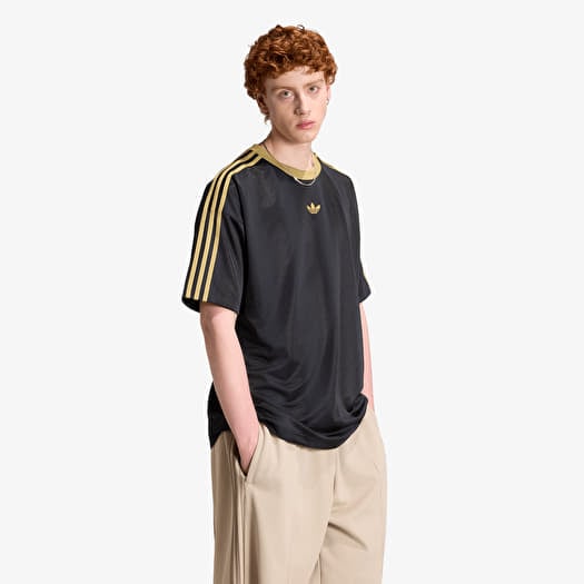 Pelipaidat adidas Adicolor Jacquard Jersey Black/ Dark Football Gold