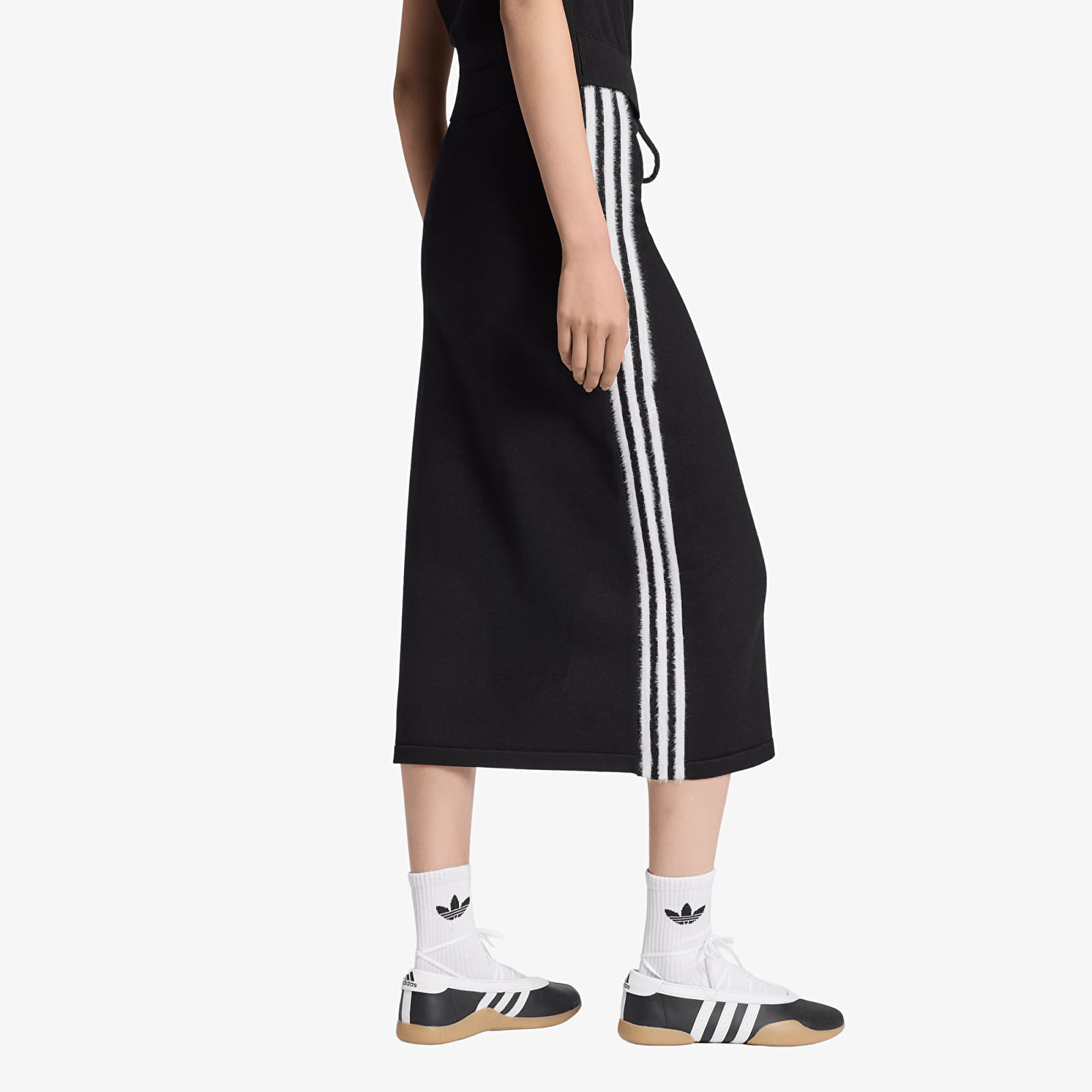 Dámske sukne adidas Knitted Skirt Black/ White