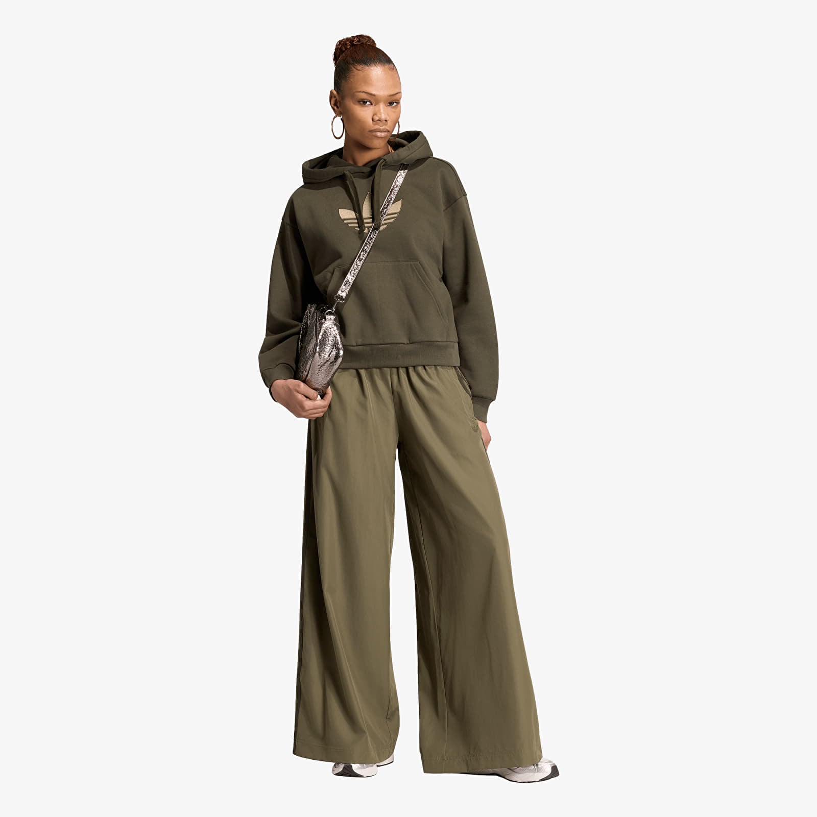 Women's Trousers adidas Firebird Adilenium Track Pant Olive Strata/ Night Cargo
