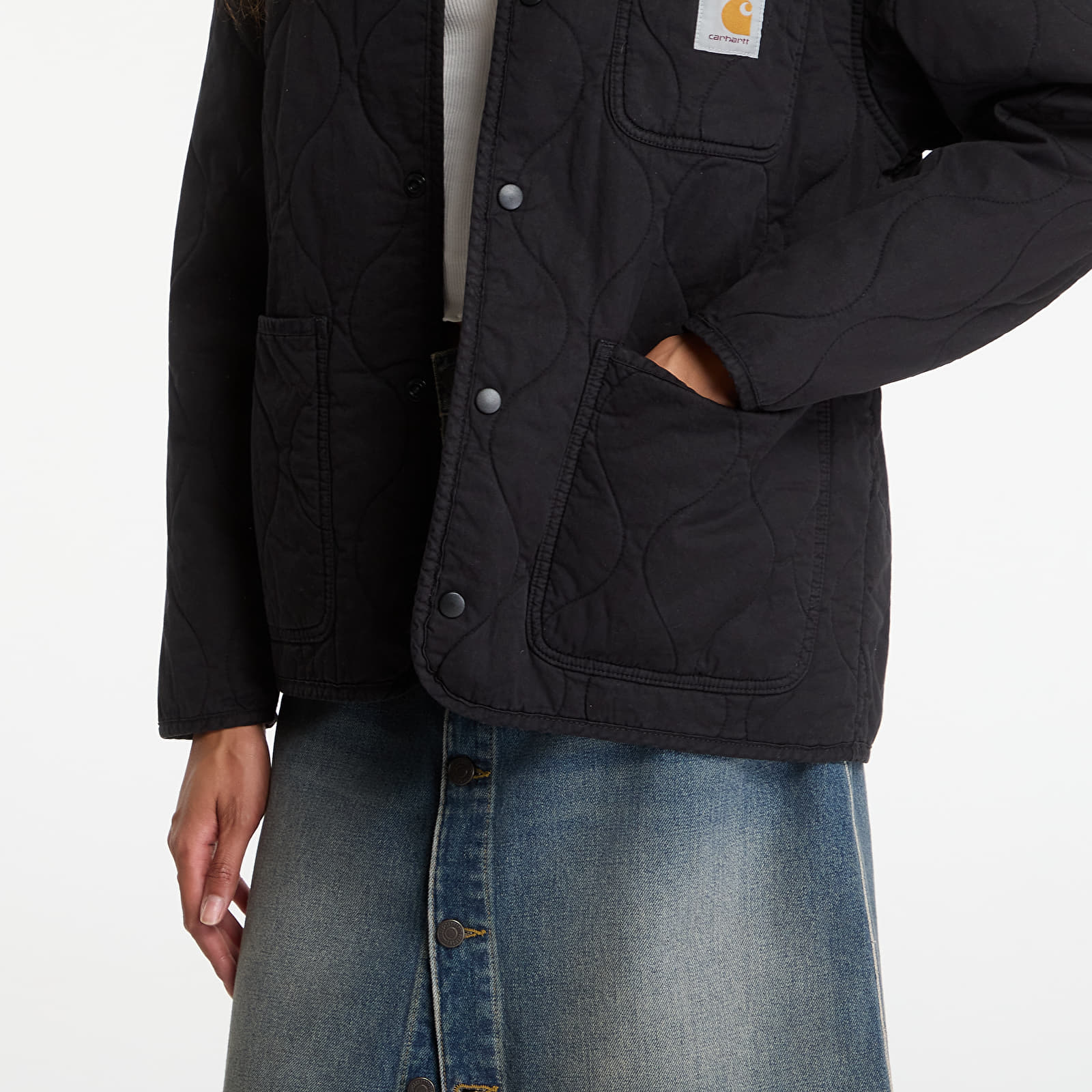 Jakker for menn Carhartt WIP Skyton Liner Black