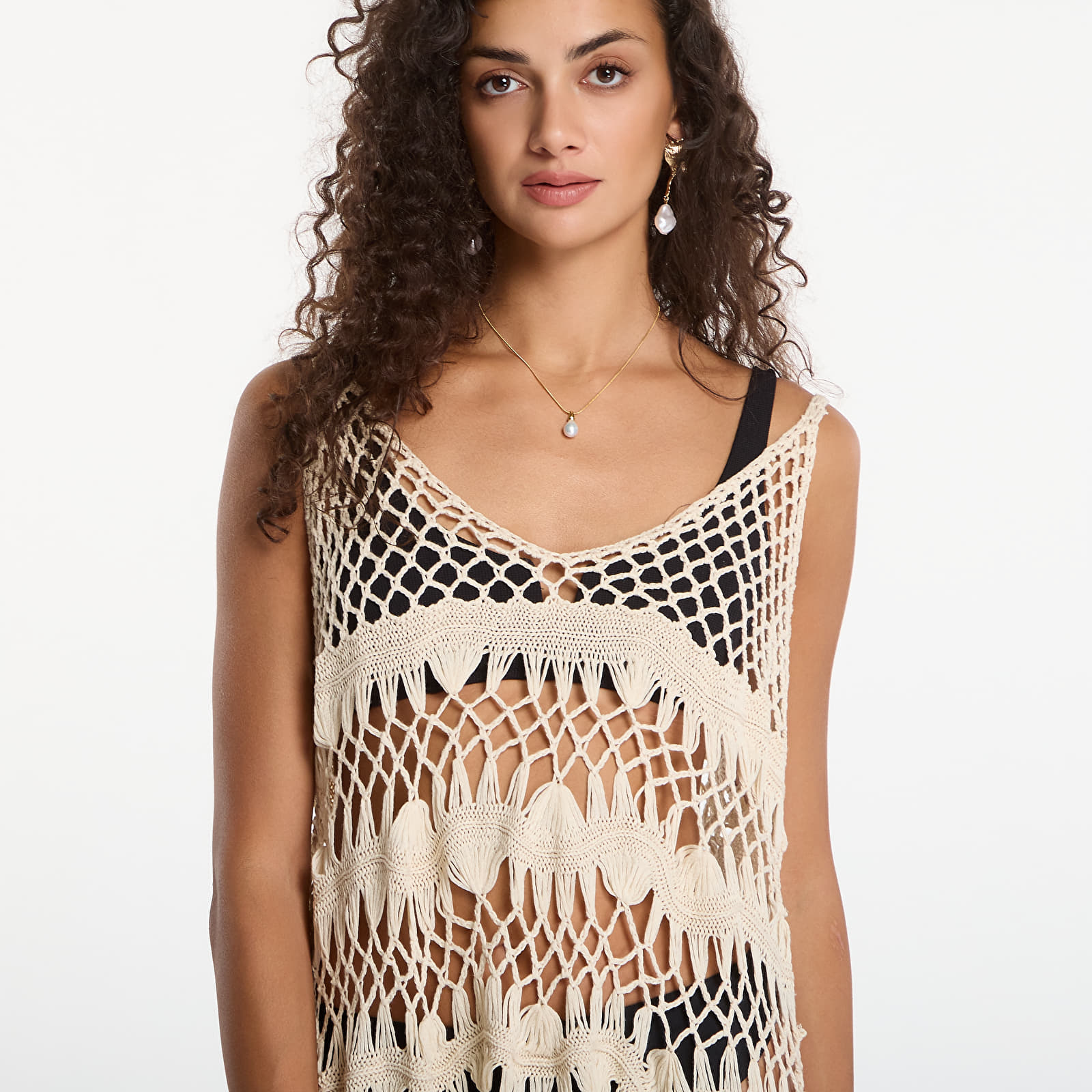 Jurken Desigual Pareo Willow Beads White