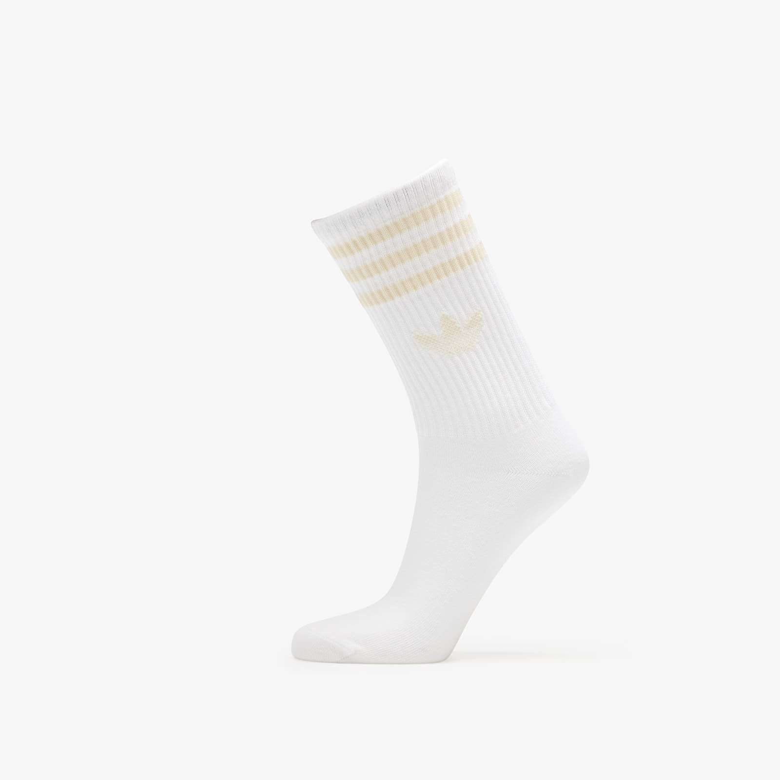 Pánske ponožky adidas 3-Stripes Crew Socks 3-Pack Wonder White/ Clear Pink/ Wonder Beige