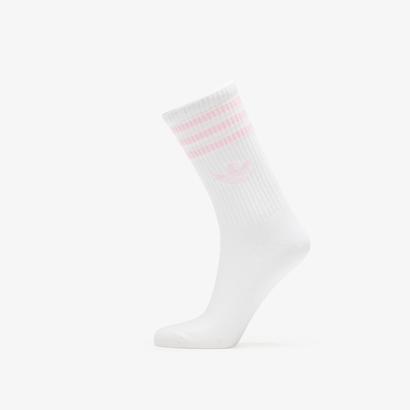 Pánske ponožky adidas 3-Stripes Crew Socks 3-Pack Wonder White/ Clear Pink/ Wonder Beige