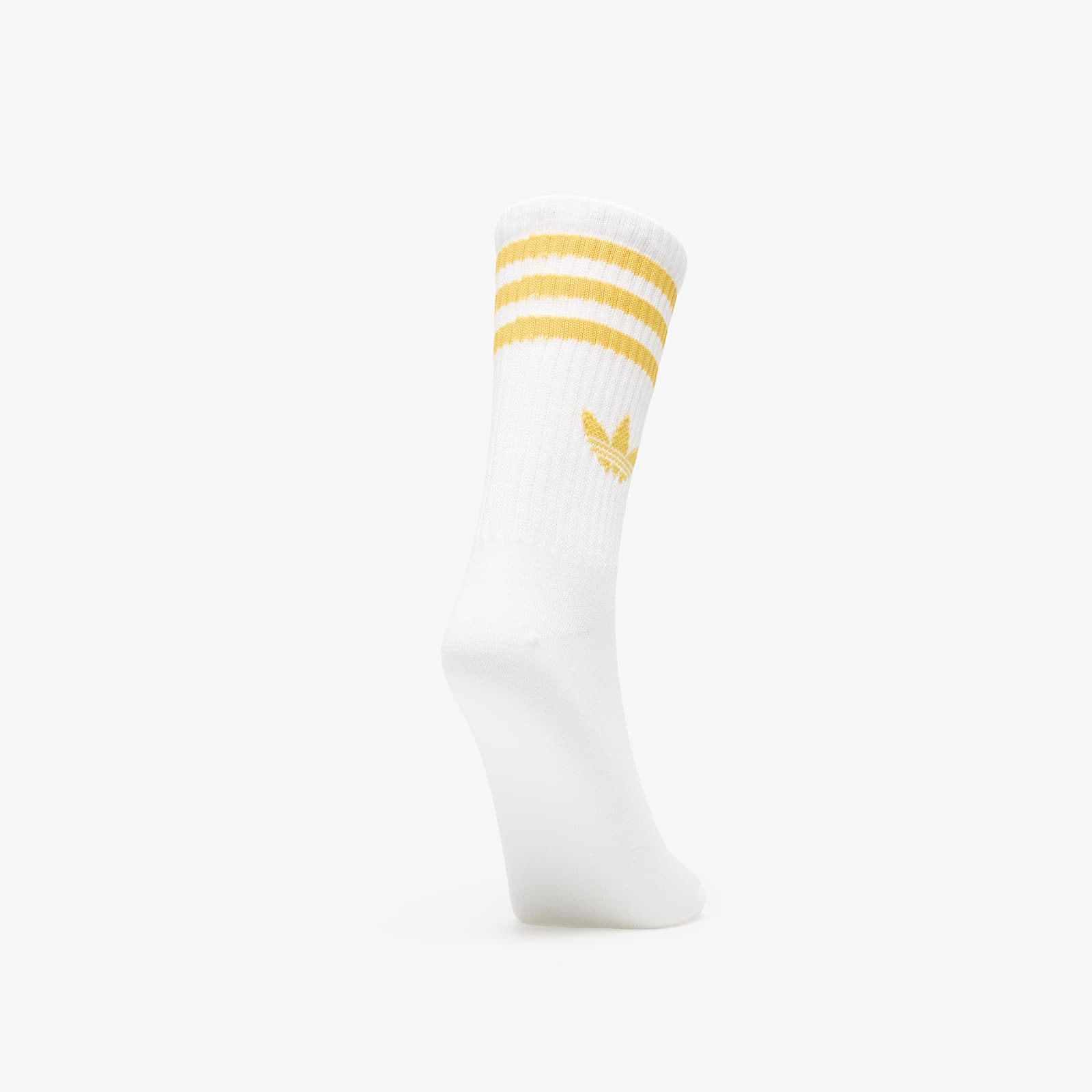 Men's socks adidas 3-Stripes Crew Socks 3-Pack White/ Lucid Pink/ Preloved Scarlet