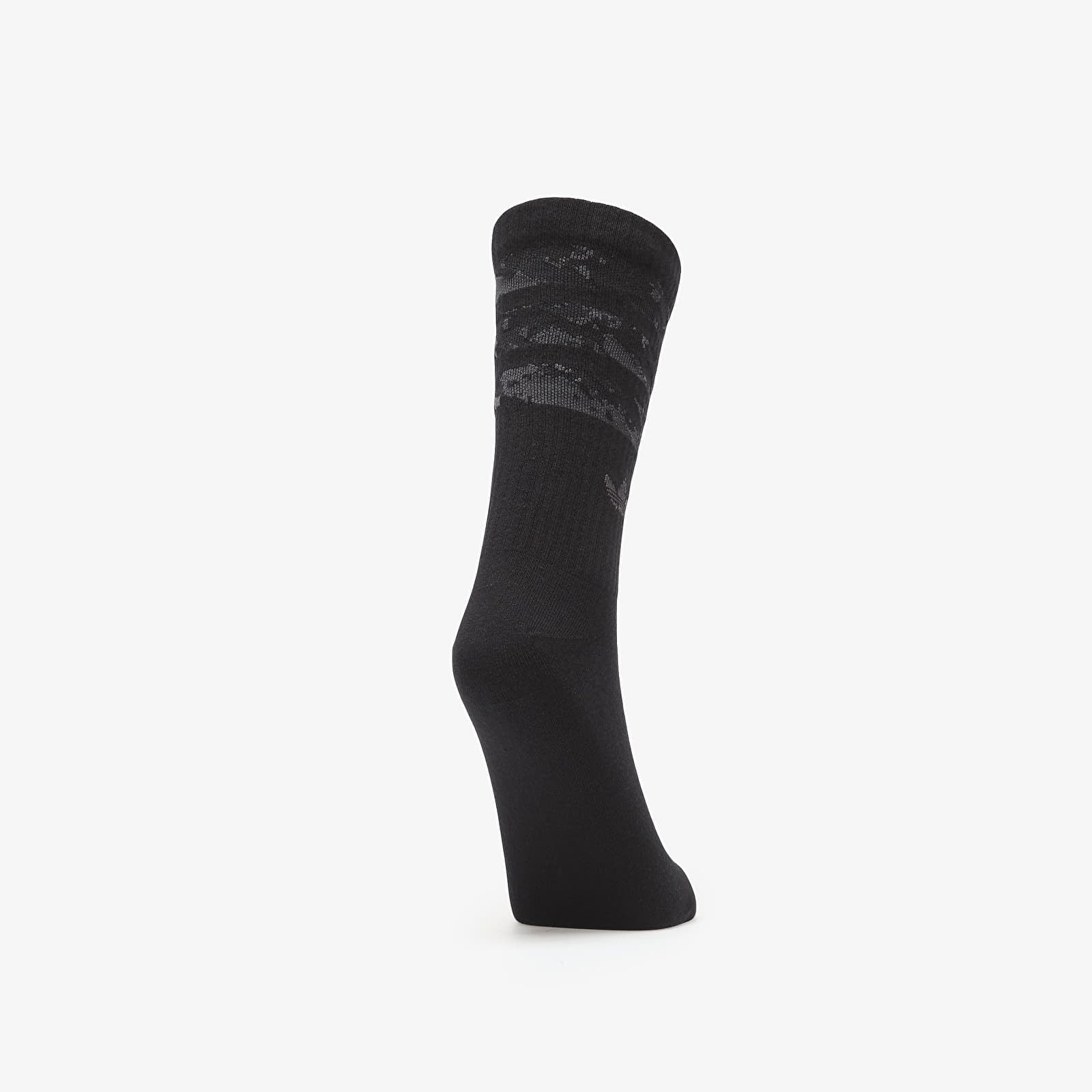 Férfi zoknik adidas Camo Crew Sock 2-Pack Carbon/ Black