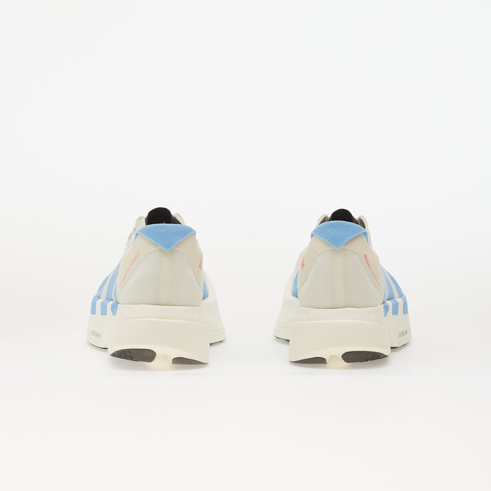 Pánské tenisky a boty adidas ADIZERO Adios Pro 4 Running Off White/ Light Blue/ Bright Red