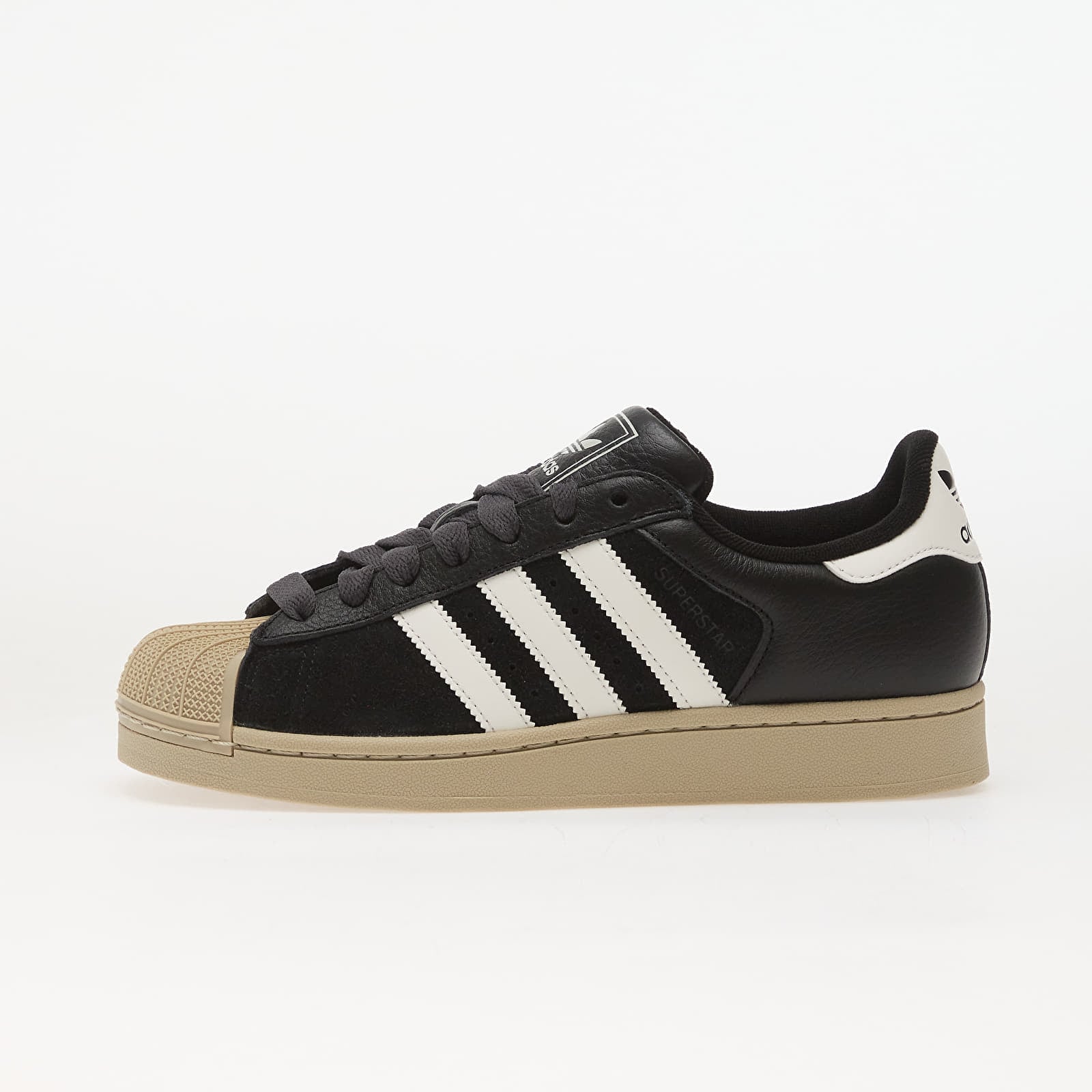 Turnschuhe und Schuhe für Männer adidas Superstar II Core Black/ Core White/ Khaki Three