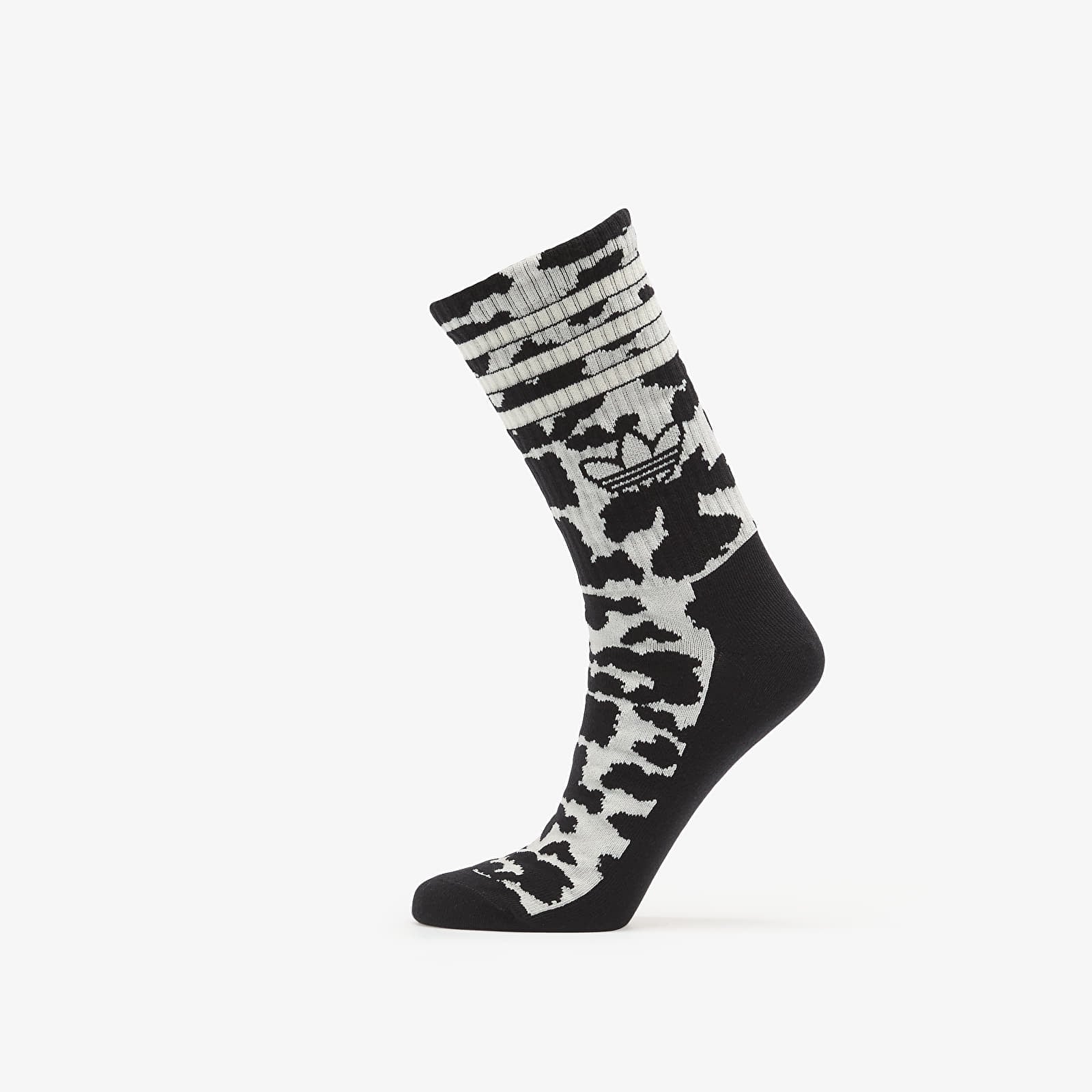 Pánské ponožky adidas Animal Graphic Crew Sock 2-Pack Off White/ Black