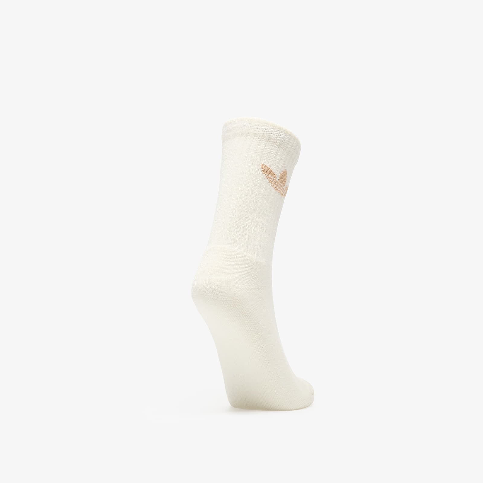 Pánské ponožky adidas Trefoil Cushion Crew Socks 6-Pack Cream White/ Wonder Quartz