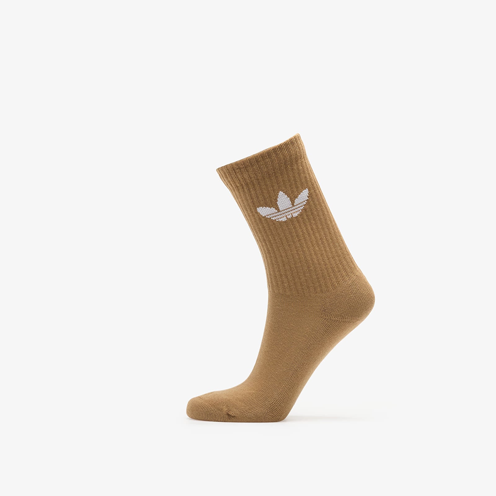 Pánské ponožky adidas Trefoil Cushion Crew Socks 6-Pack Cream White/ Wonder Quartz