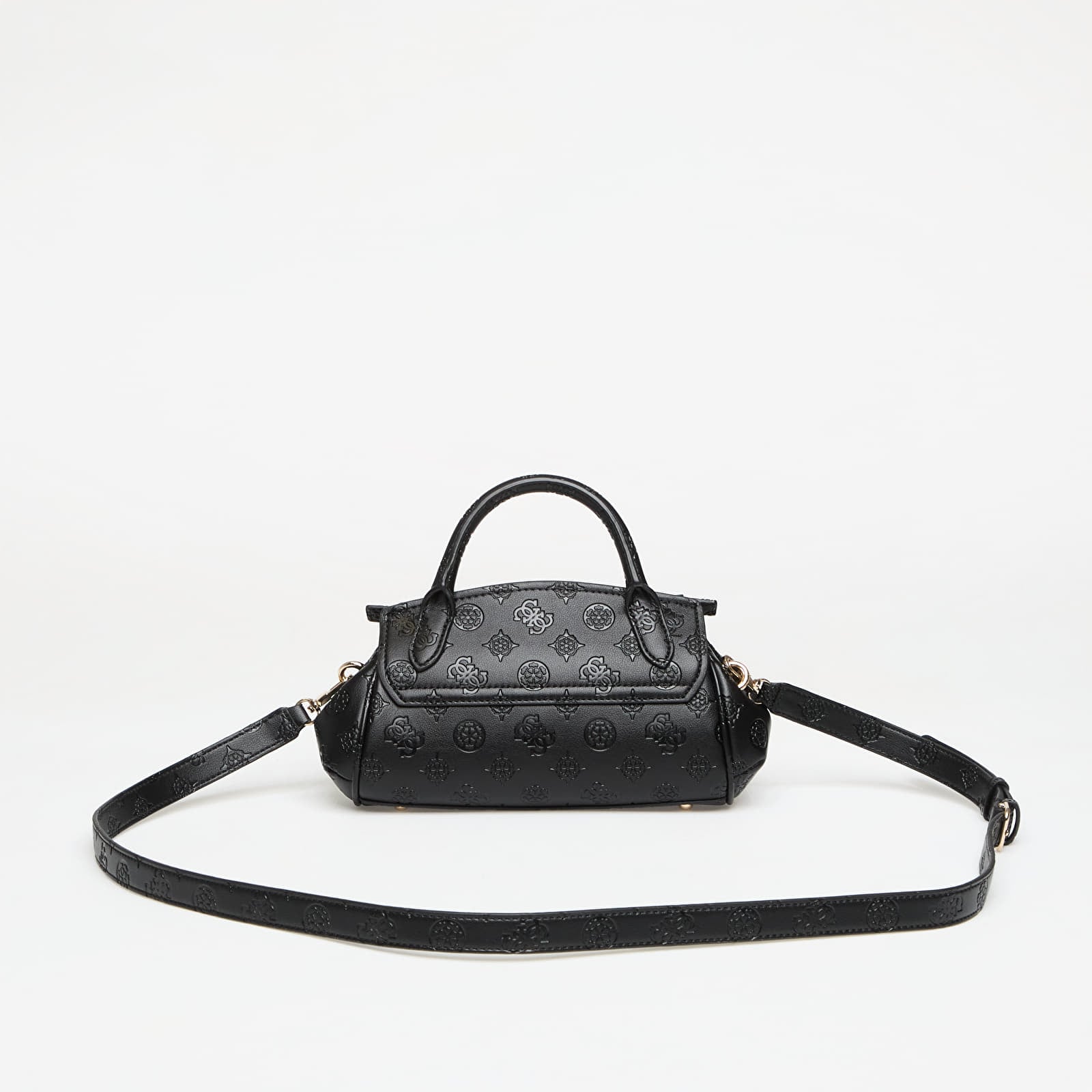 Handbags GUESS Diana Mini Top Handle Flap Black Logo
