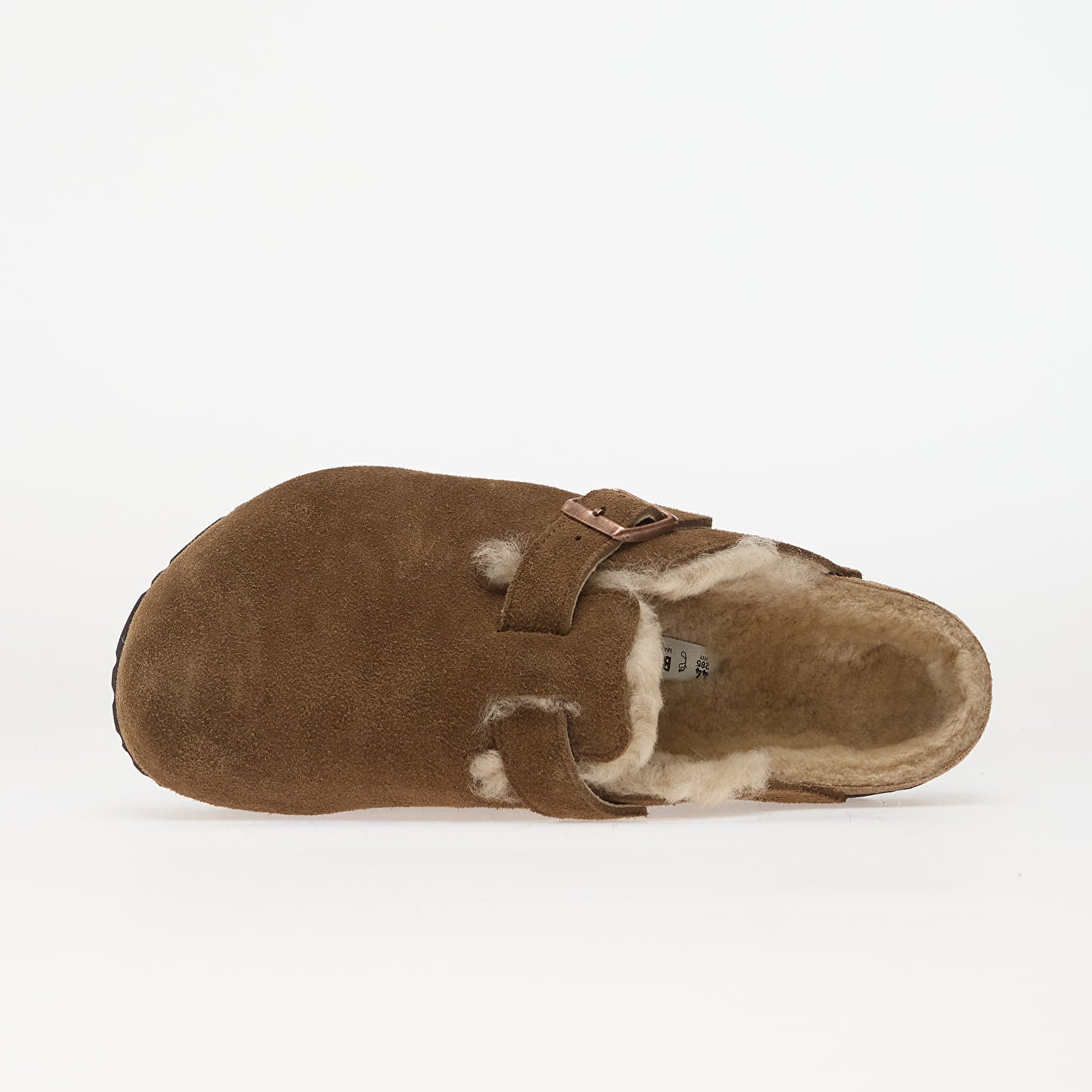 Vīriešu čības un apavi Birkenstock Boston Shear LEVE Dark Tea