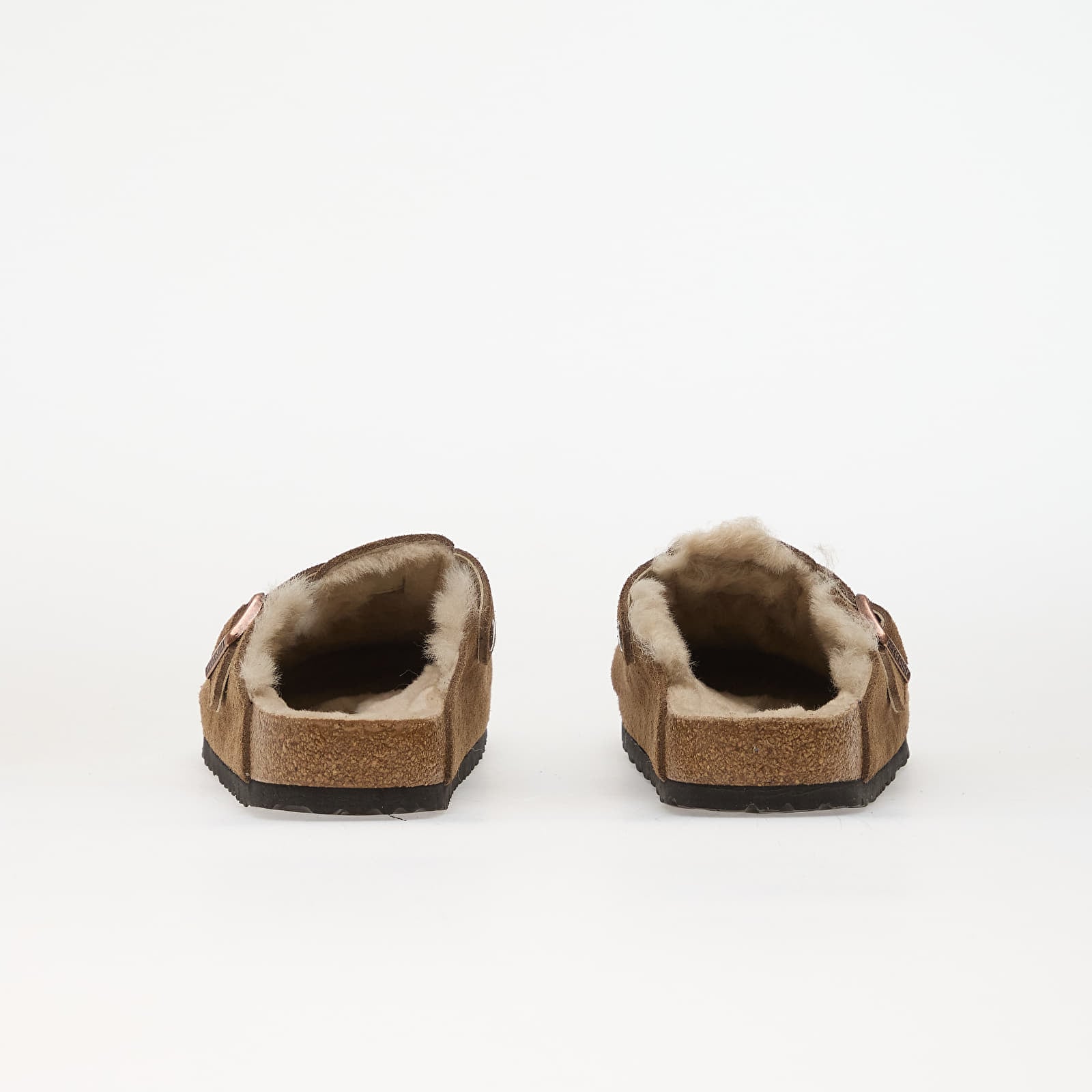 Vīriešu čības un apavi Birkenstock Boston Shear LEVE Dark Tea
