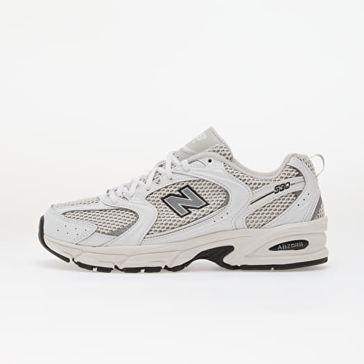 New Balance 530 White/ Silver Metallic/ Black