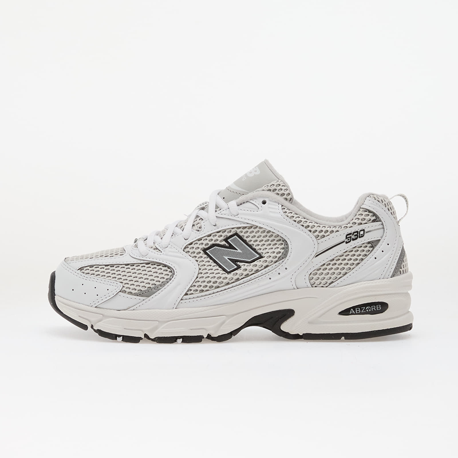 Men's sneakers and shoes New Balance 530 White/ Silver Metallic/ Black