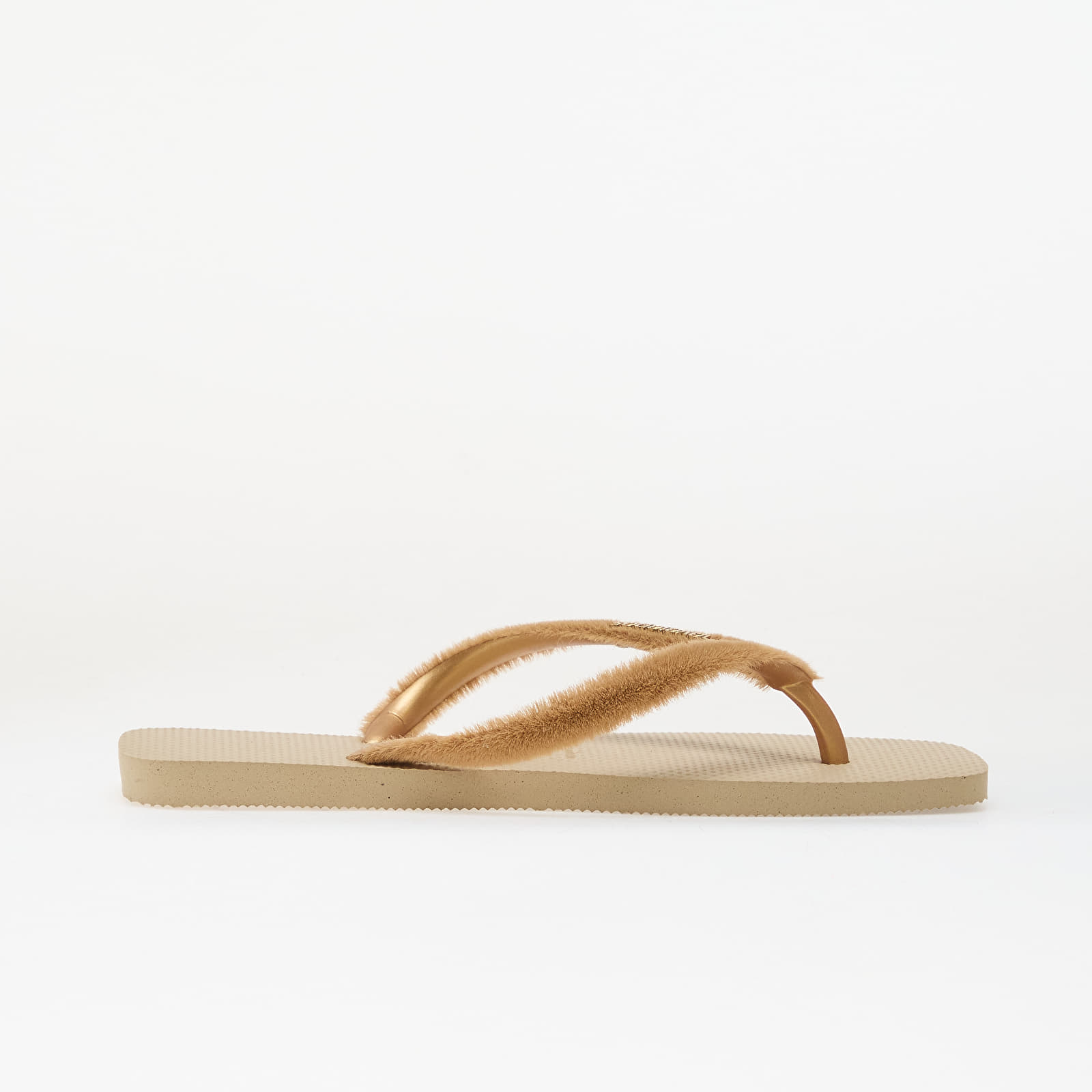 Dámske šľapky Havaianas Slim Square Plush Sand Grey