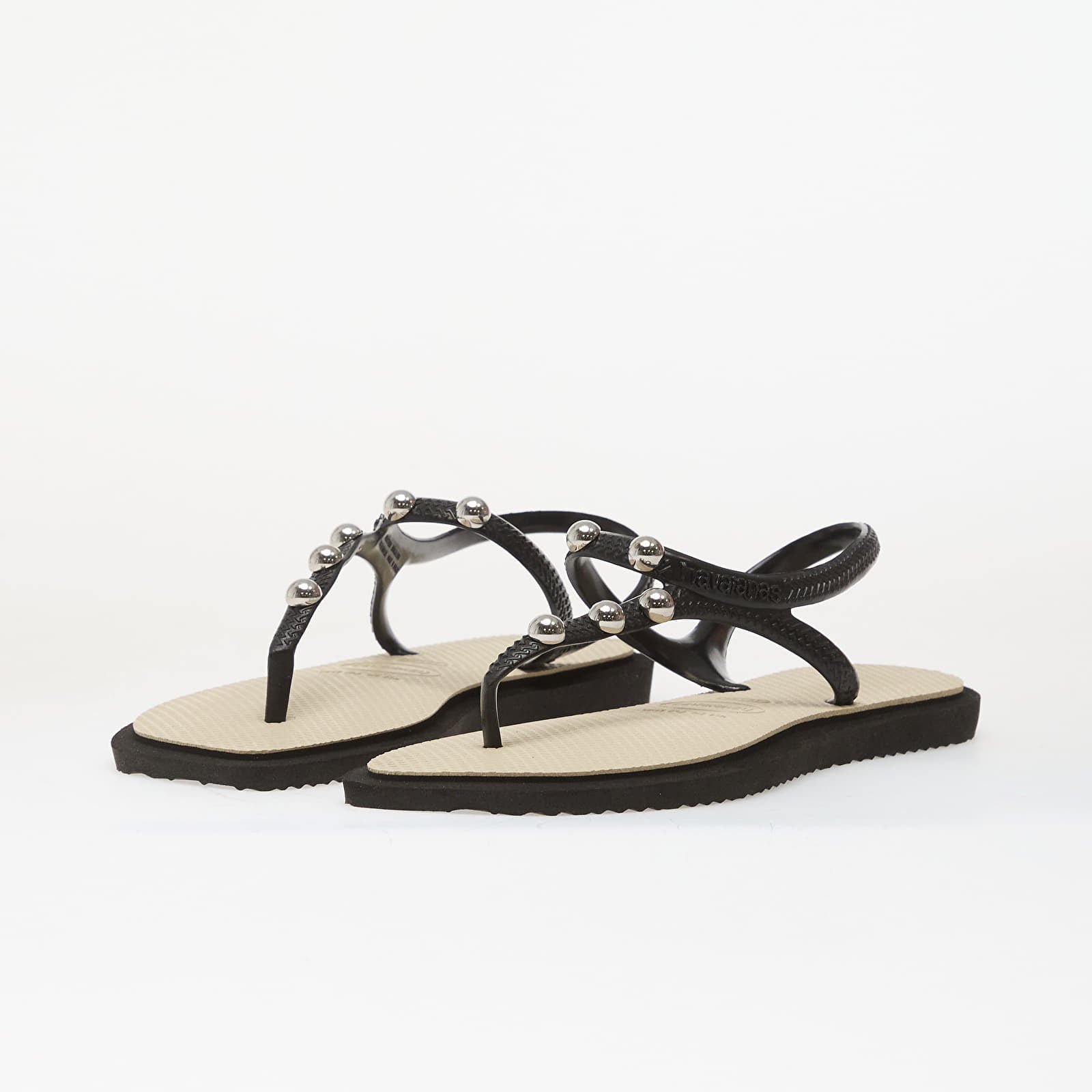 Жіночі шльопанці Havaianas Flash Fusion Black/ Beige