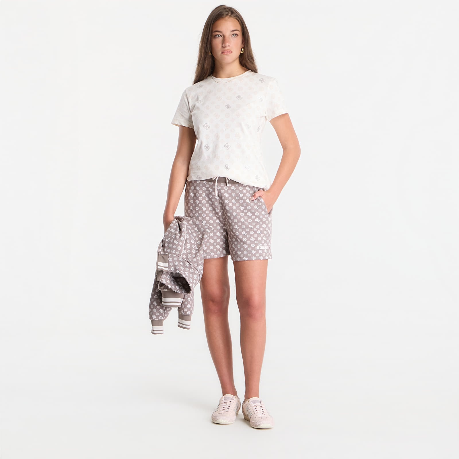 Kraťasy GUESS Aggie Short Aop/ Ologra