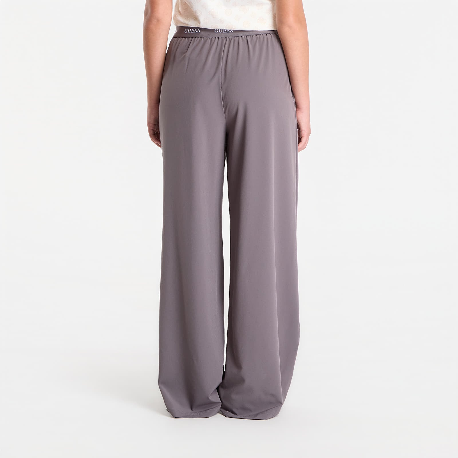 Hlače GUESS Selene Pants Purple Fog