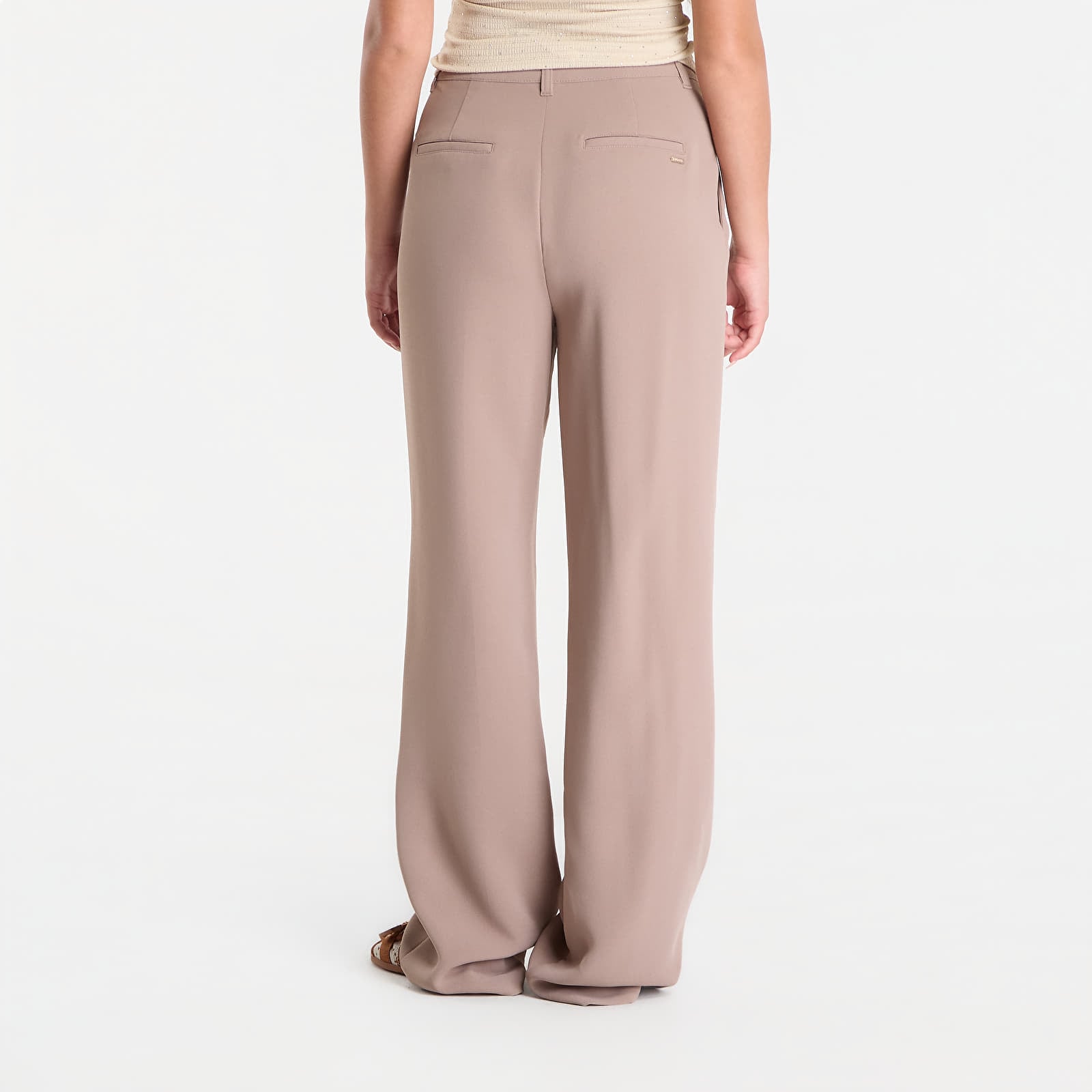 Pants GUESS Theoline Perfect Pant Silk Taupe